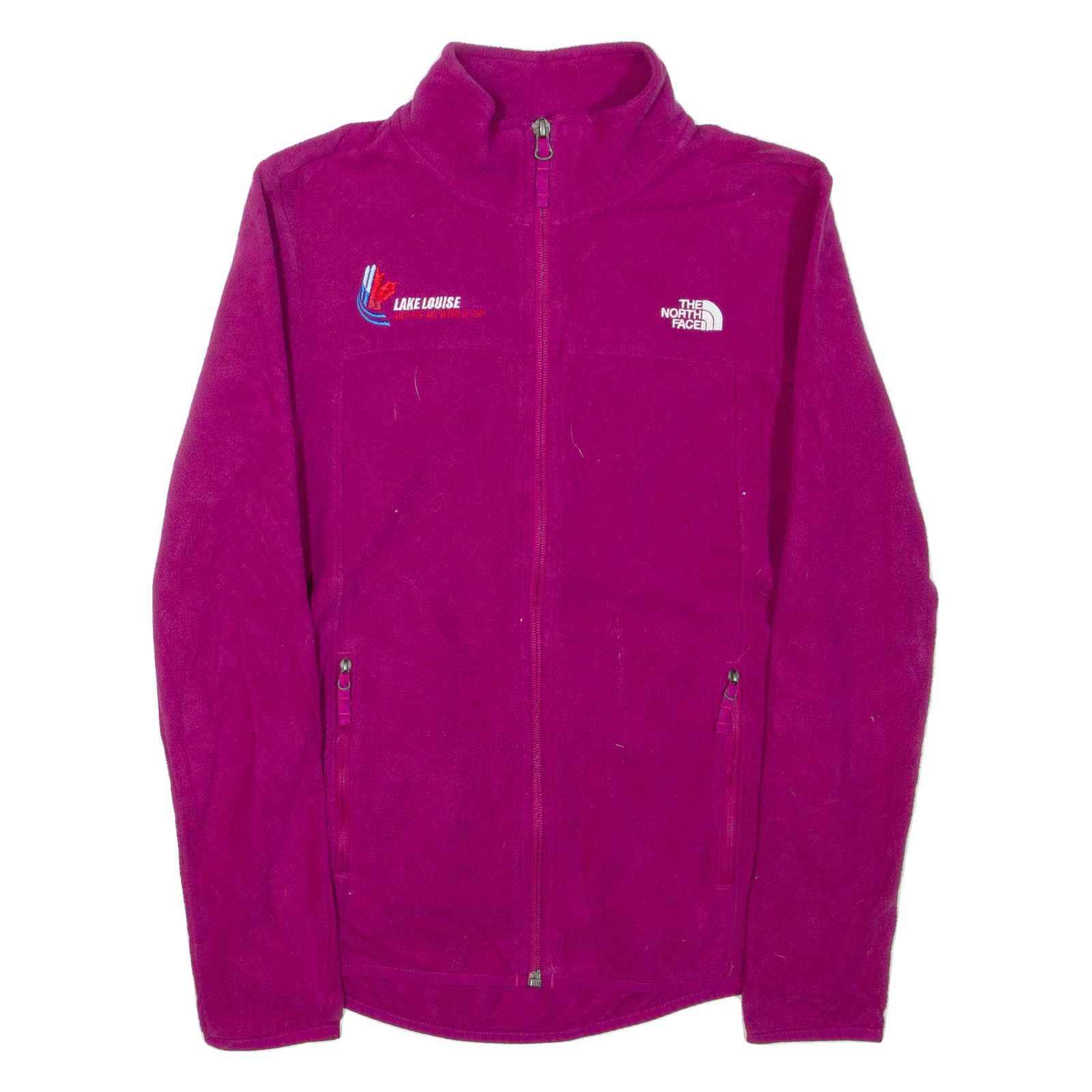 THE NORTH FACE Womens Fleece Jacket Purple XS Refurbished - N/A refurbished available on Cerqular