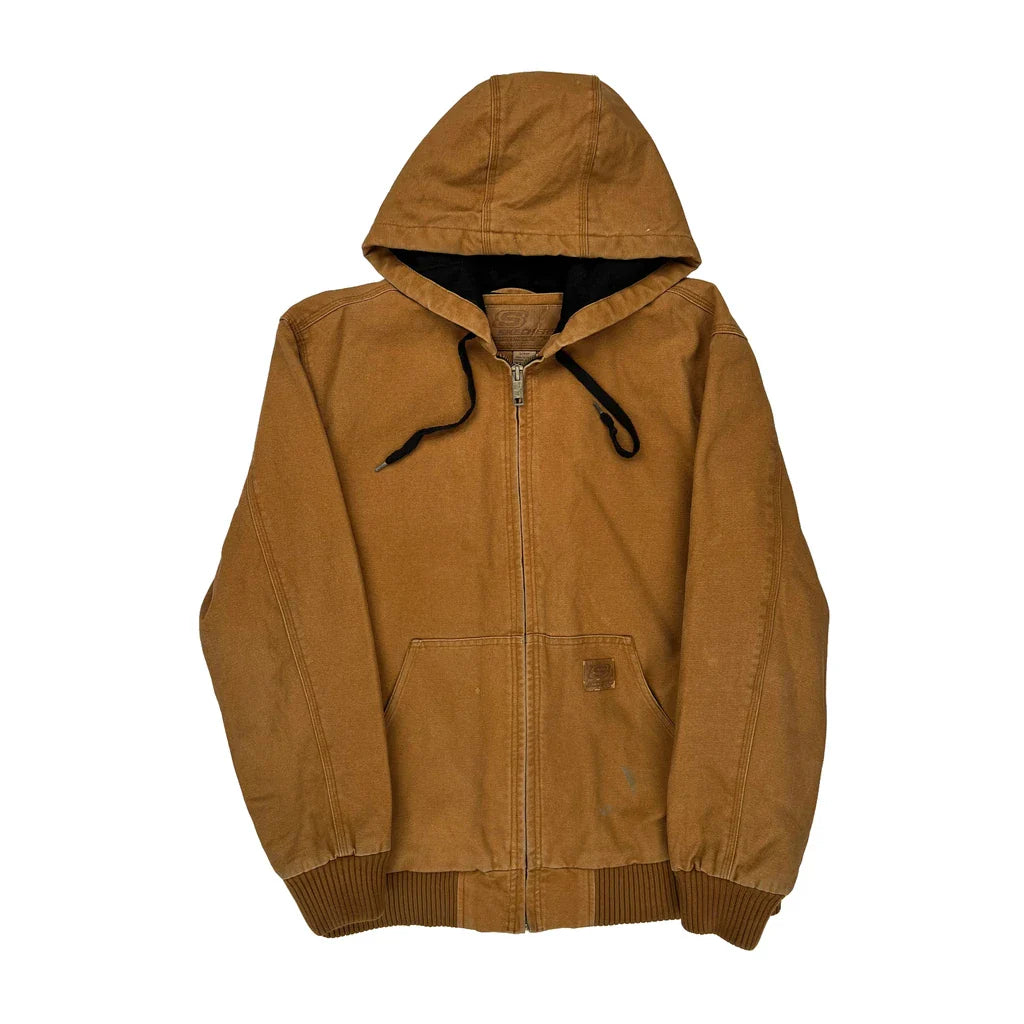 Skechers Jacket - Small Brown Cotton Refurbished - Thrifted (note: this is a term often used to describe second- refurbished available on Cerqular