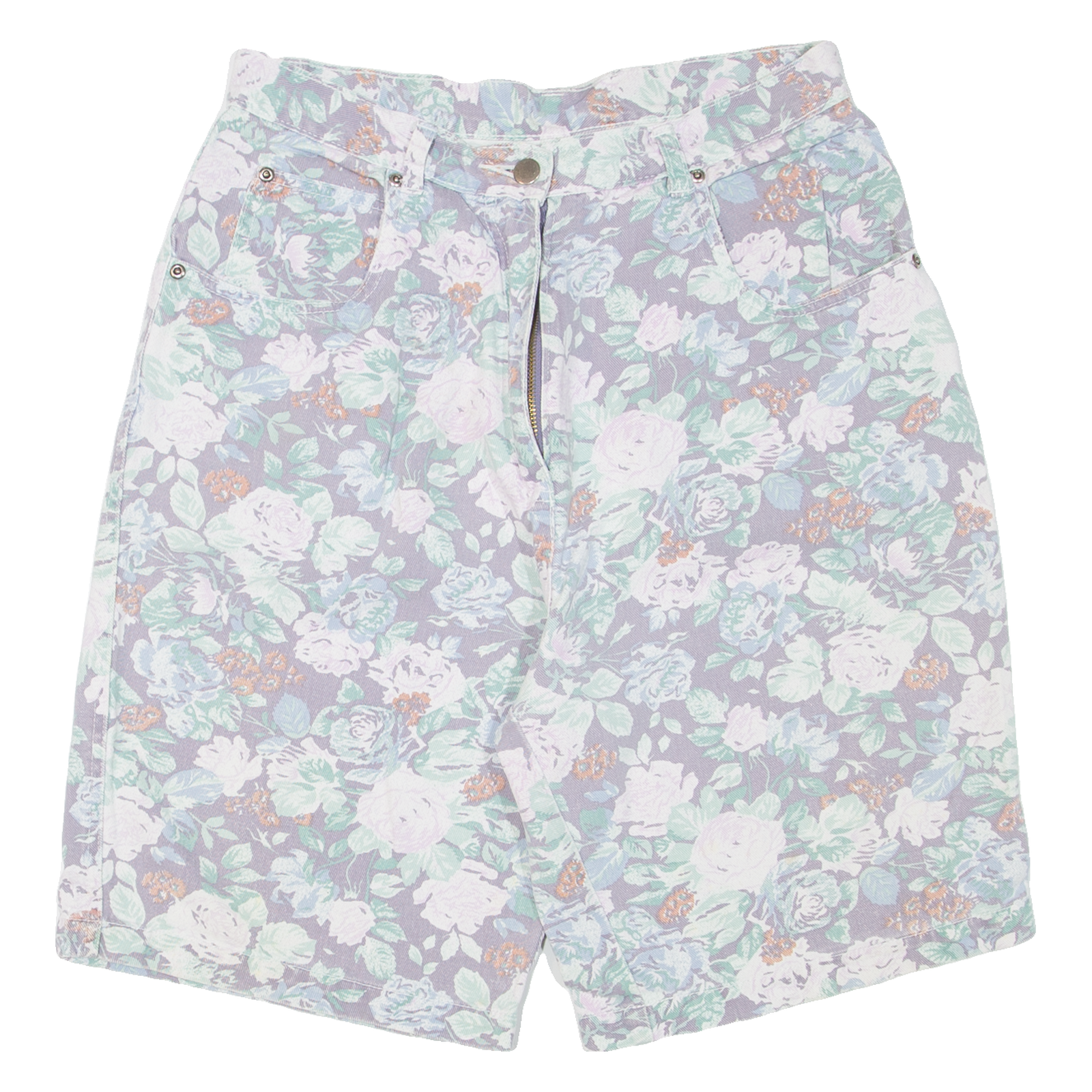 Buy Womens Denim Shorts Purple Floral S W28 Refurbished - $16.89 Womens Denim Shorts Purple Floral S W28 Refurbished - N/A refurbished available on Cerqular