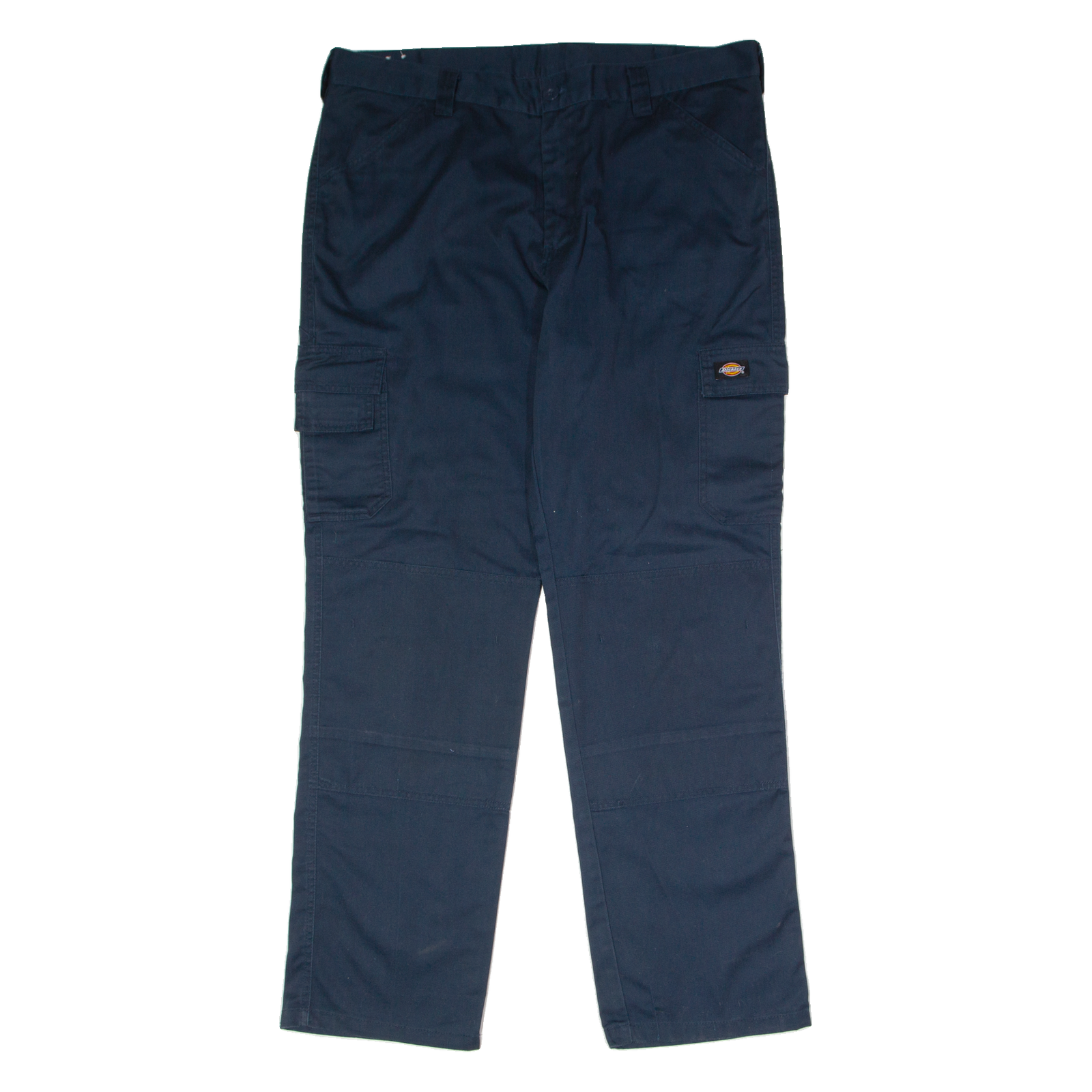DICKIES Workwear Cargo Mens Twill Trousers Blue Regular Straight W40 L34 Refurbished - N/A refurbished available on Cerqular