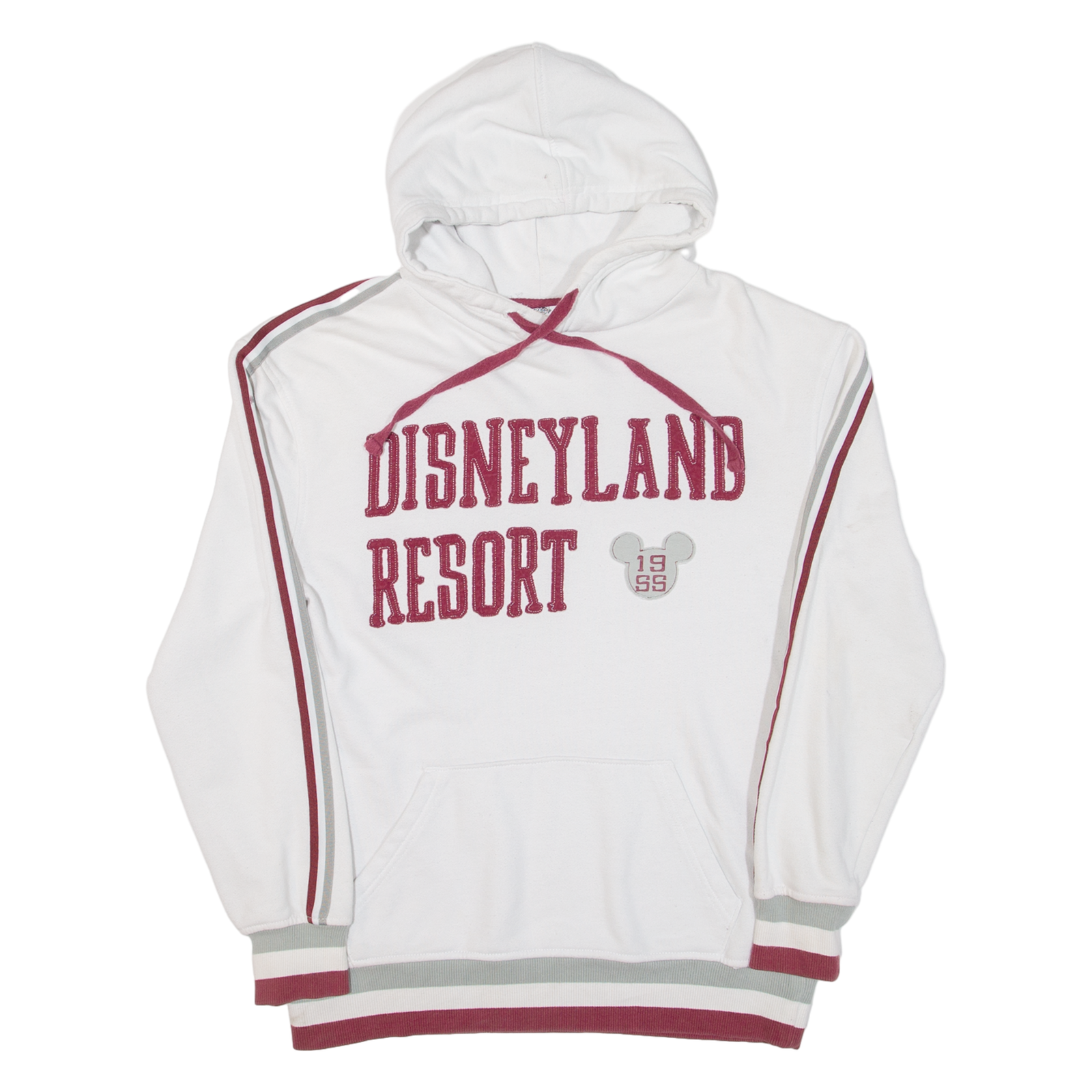 DISNEY Disneyland Resort Womens White Hoodie 90s S Refurbished - N/A refurbished available on Cerqular