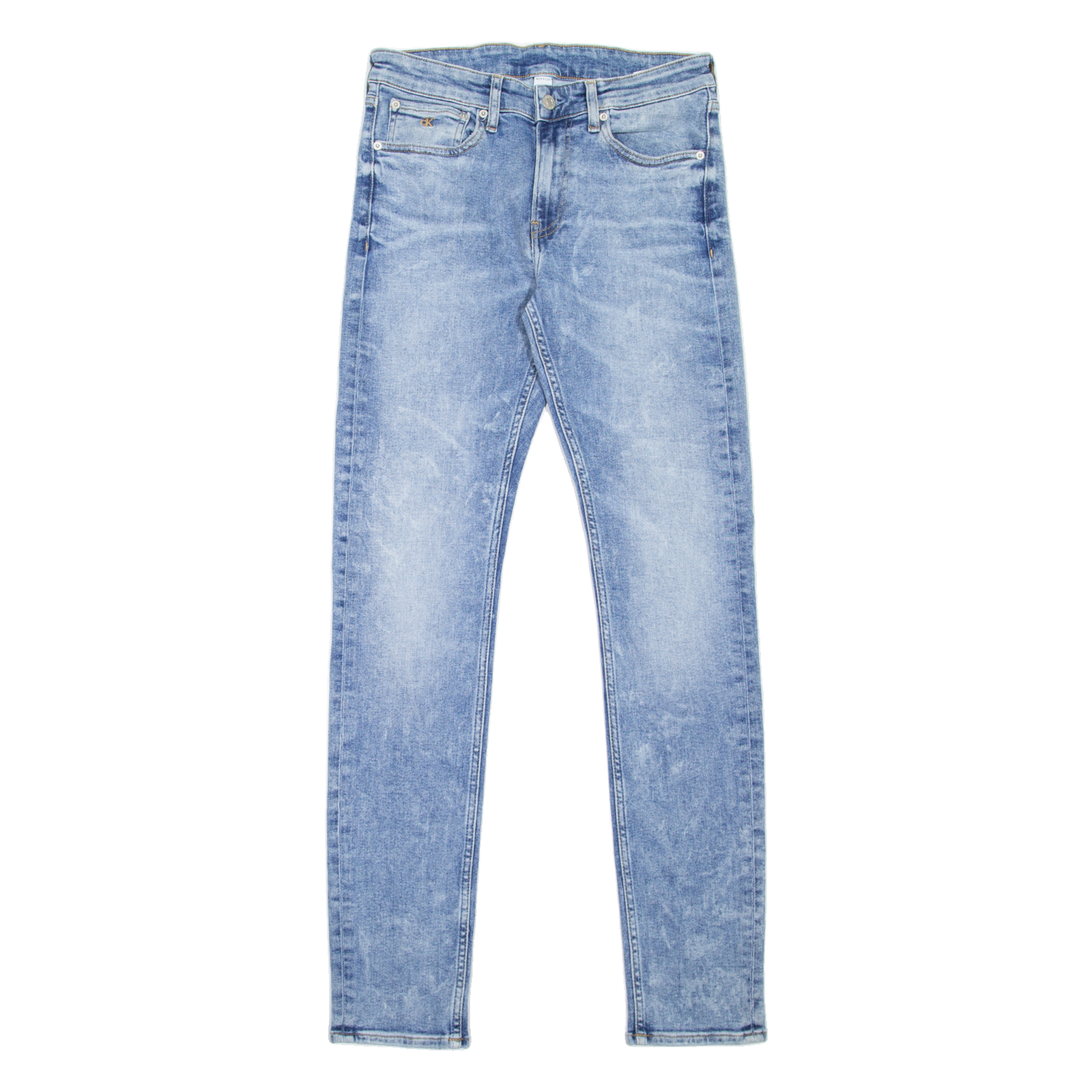 CALVIN KLEIN JEANS Mens Jeans Blue Slim Skinny Stone Wash W29 L34 Refurbished - N/A refurbished available on Cerqular