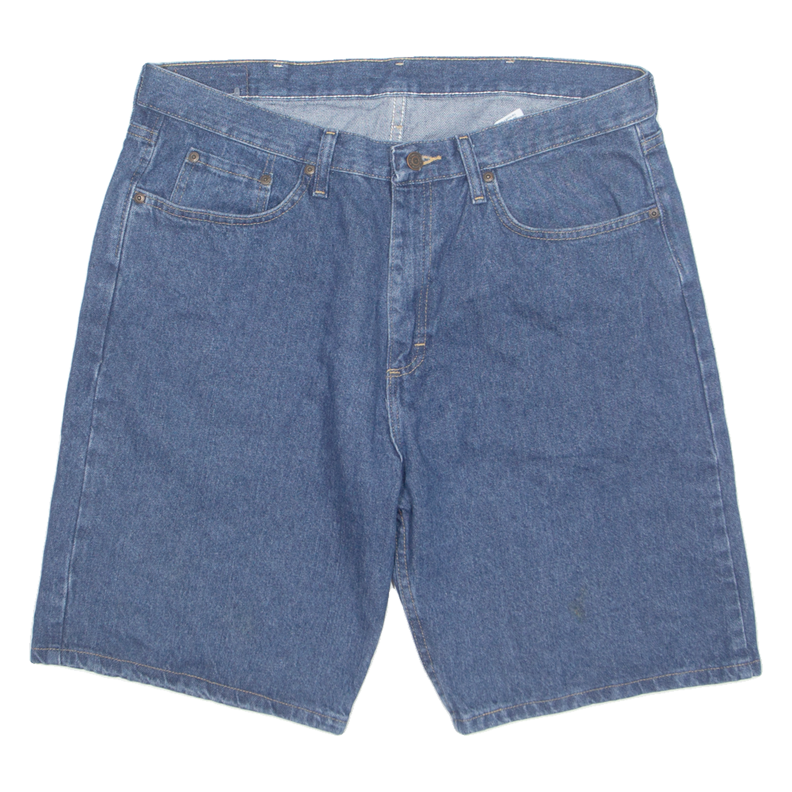 WRANGLER Mens Denim Shorts Blue L W38 Refurbished - N/A refurbished available on Cerqular