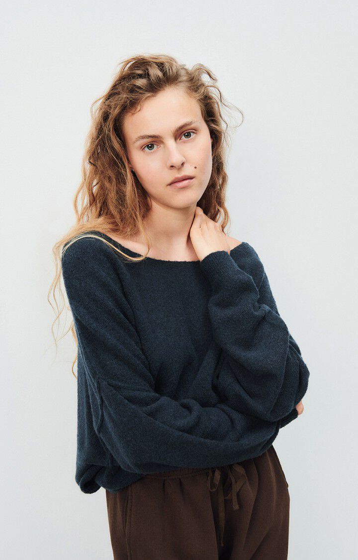 Buy Pullover Dam225 Navy-Blue-Chine | Color: NAVY BLUE CHINE | Size: XS/S Refurbished - $145.20 Pullover Dam225 Navy-Blue-Chine | Color: NAVY BLUE CHINE | Size: XS/S Refurbished - Rue Madame is a known brand, and the standardized name is " refurbished available on Cerqular