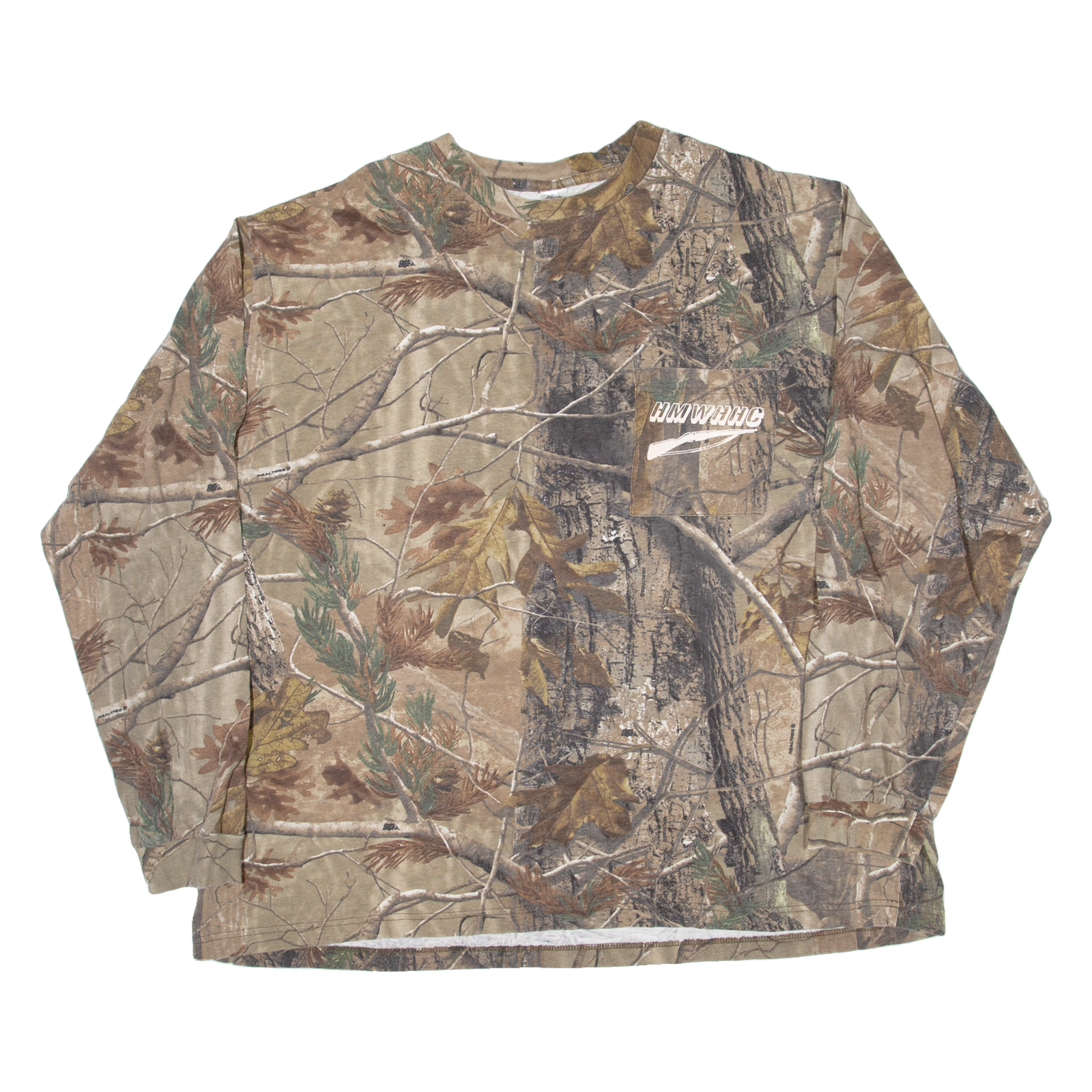 LIBERTY Realtree Camouflage Mens T-Shirt Brown Long Sleeve 3XL Refurbished - N/A refurbished available on Cerqular