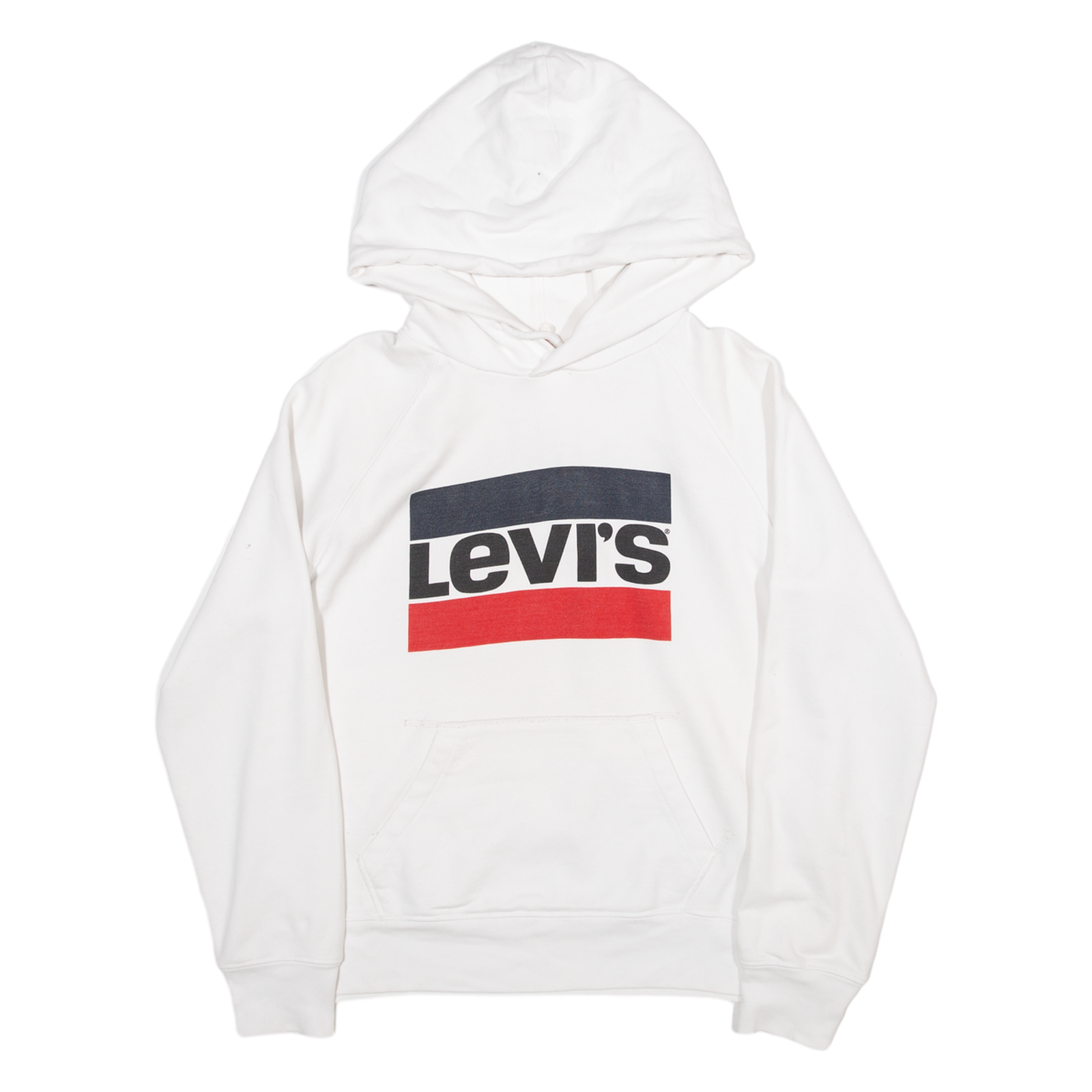 LEVI'S Womens White Hoodie XS Refurbished - N/A refurbished available on Cerqular
