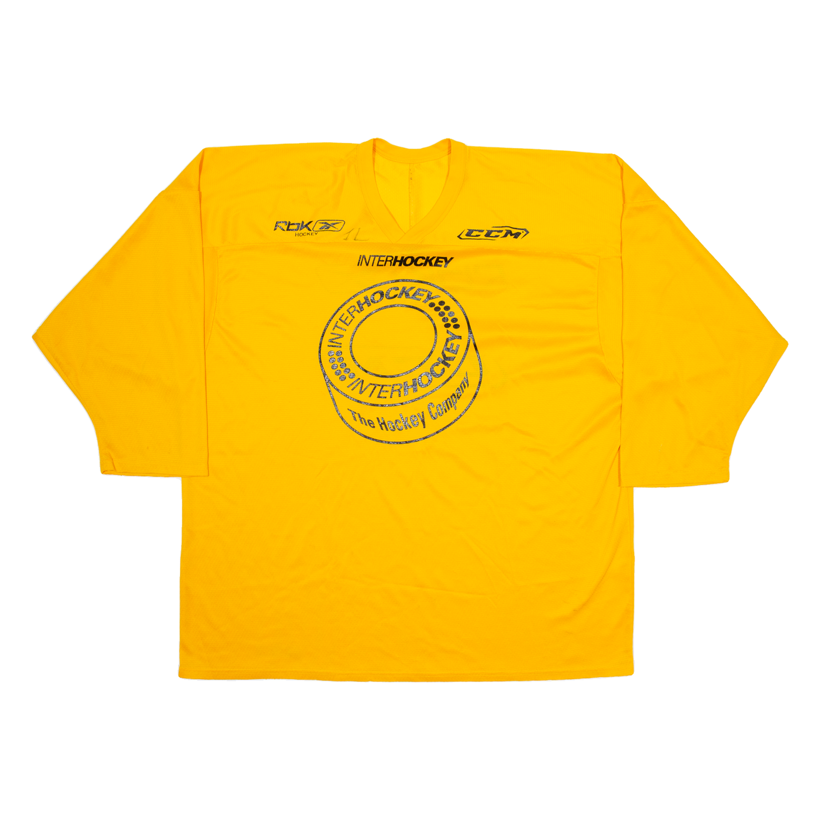 CCM Interhockey Mens Jersey Orange Long Sleeve V-Neck 2XL Refurbished - N/A refurbished available on Cerqular