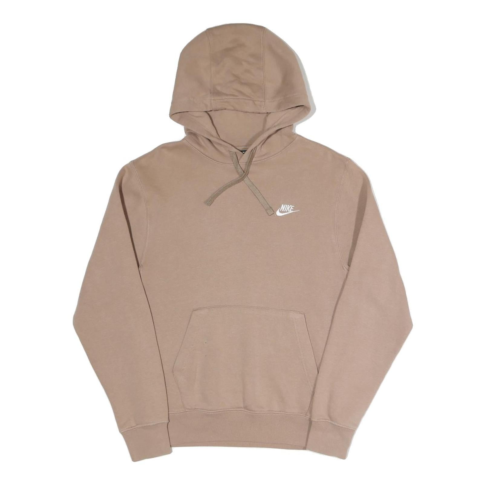 NIKE Mens Beige Pullover Hoodie XS Cotton Blend Casual Sportswear Refurbished - N/A refurbished available on Cerqular