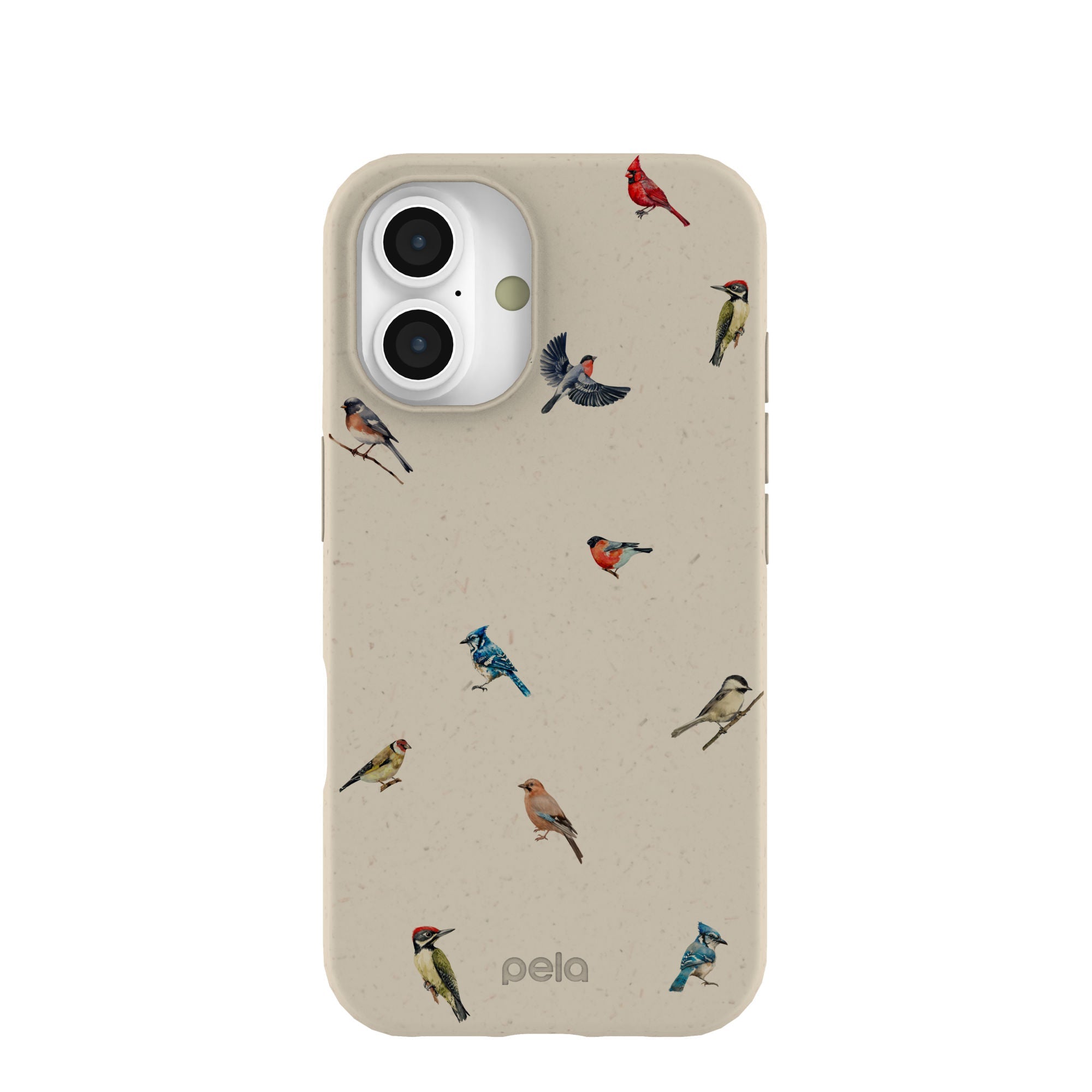 London Fog Frosted Flock iPhone 16 Case Refurbished - Pela Case refurbished available on Cerqular