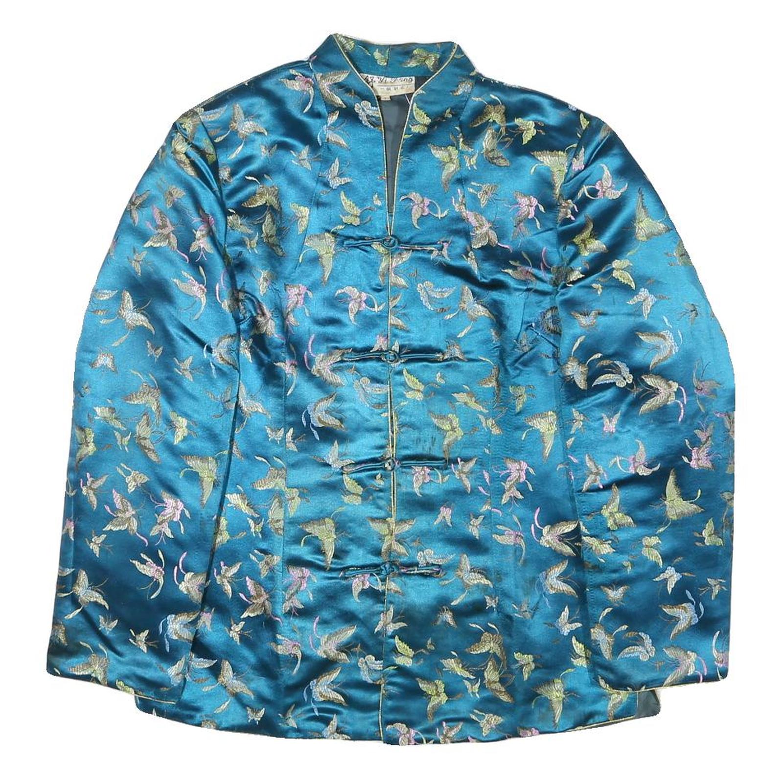 Buy YI FANG Womens Blue Button Jacket S Polyester Blend Butterfly Pattern Elegant Refurbished - $32.49 YI FANG Womens Blue Button Jacket S Polyester Blend Butterfly Pattern Elegant Refurbished - N/A refurbished available on Cerqular