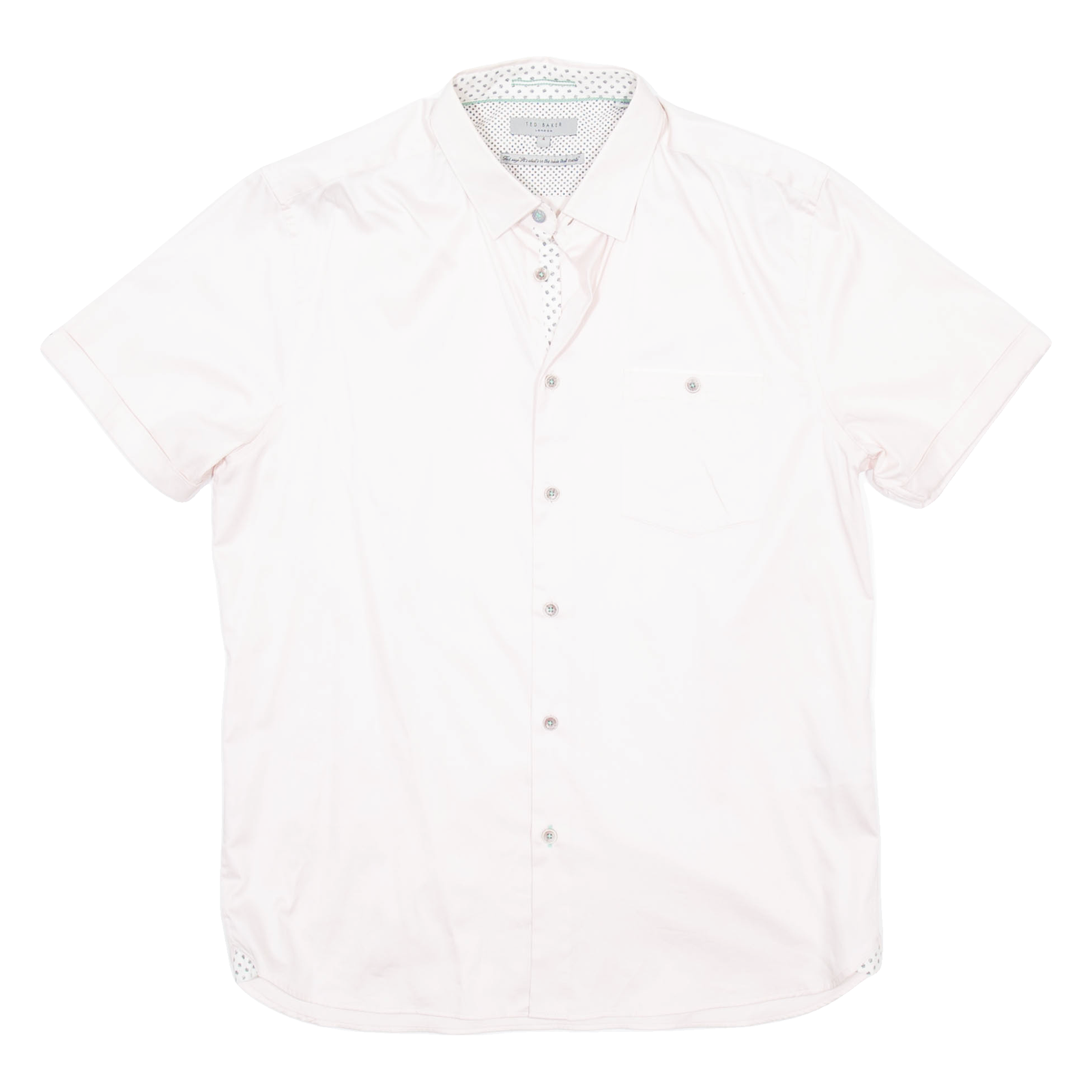 TED BAKER Mens Formal Shirt Pink M Refurbished - N/A refurbished available on Cerqular