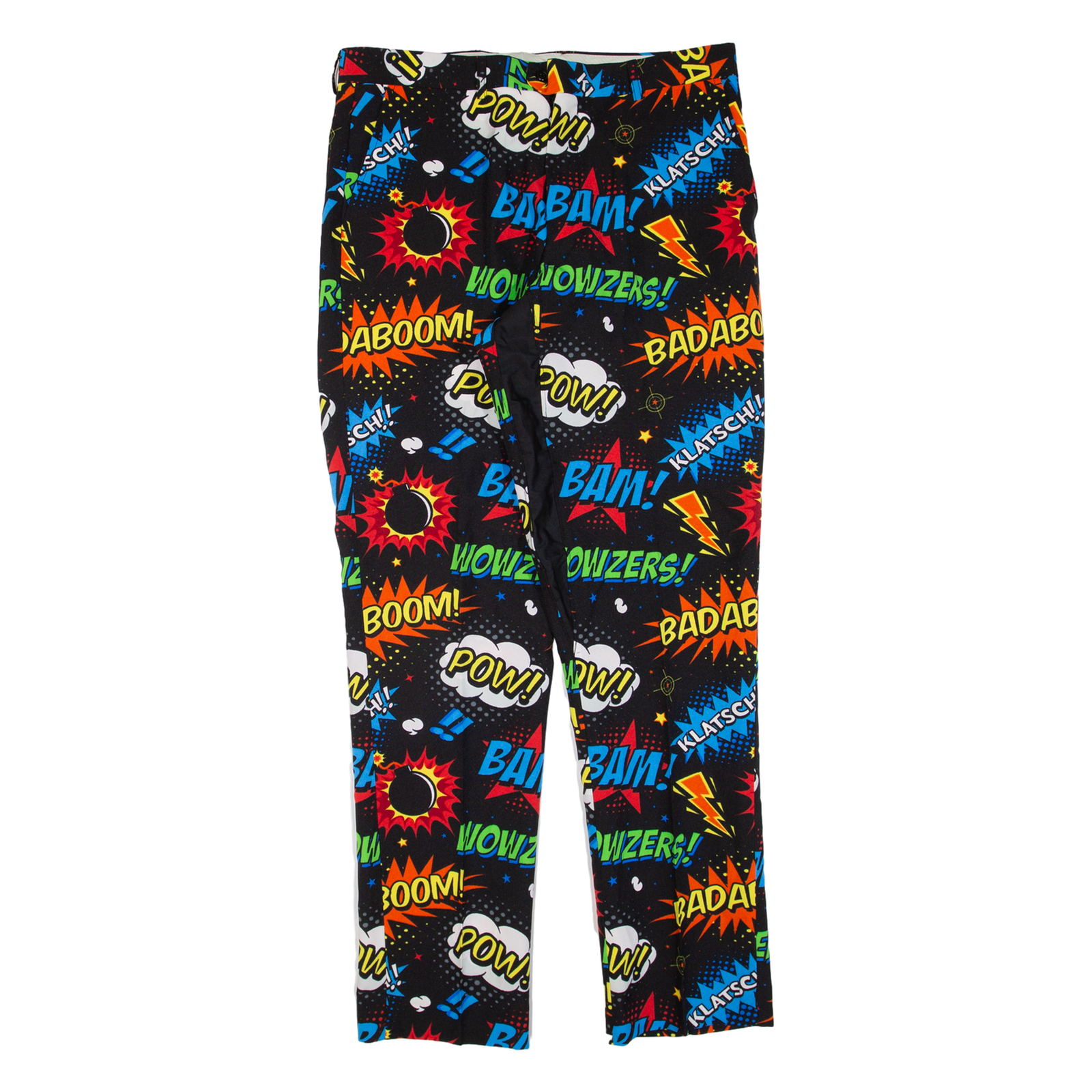 Buy OPPOSUITS Pop Art Mens Trousers Black Regular Tapered W34 L33 Refurbished - $23.39 OPPOSUITS Pop Art Mens Trousers Black Regular Tapered W34 L33 Refurbished - N/A refurbished available on Cerqular
