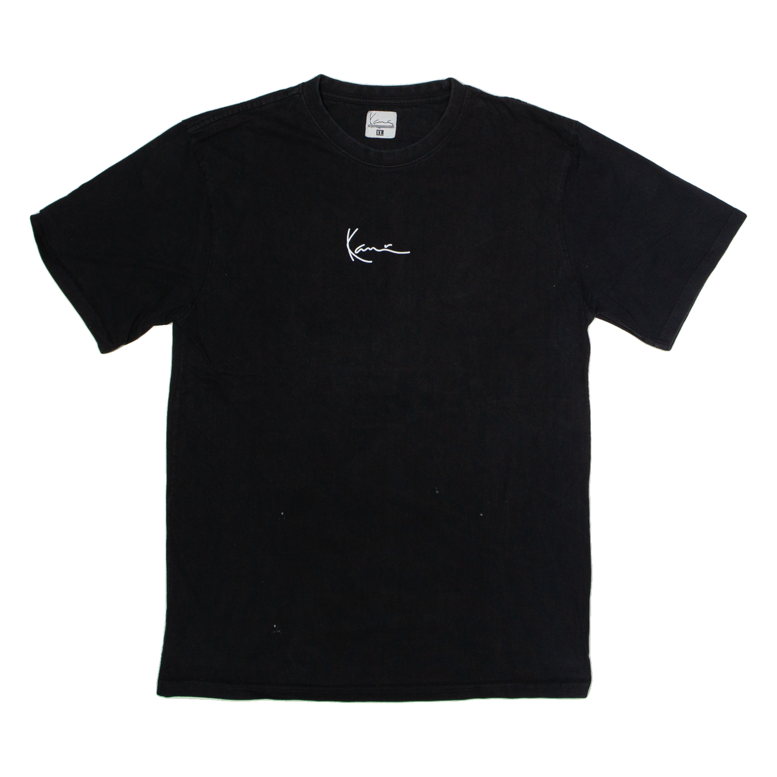 KARL KANI Mens T-Shirt Black Crew Neck XL Refurbished - N/A refurbished available on Cerqular