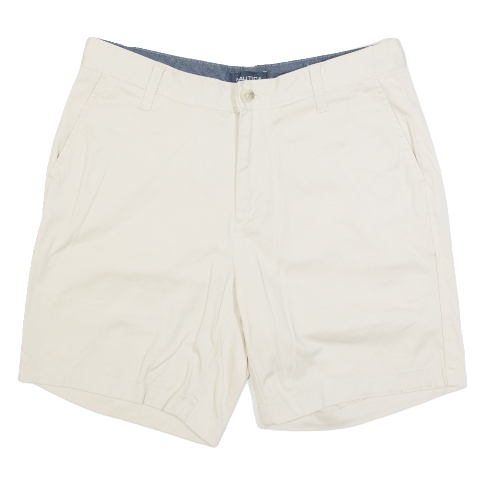 NAUTICA Mens Chino Shorts Cream M W30 Refurbished - N/A refurbished available on Cerqular