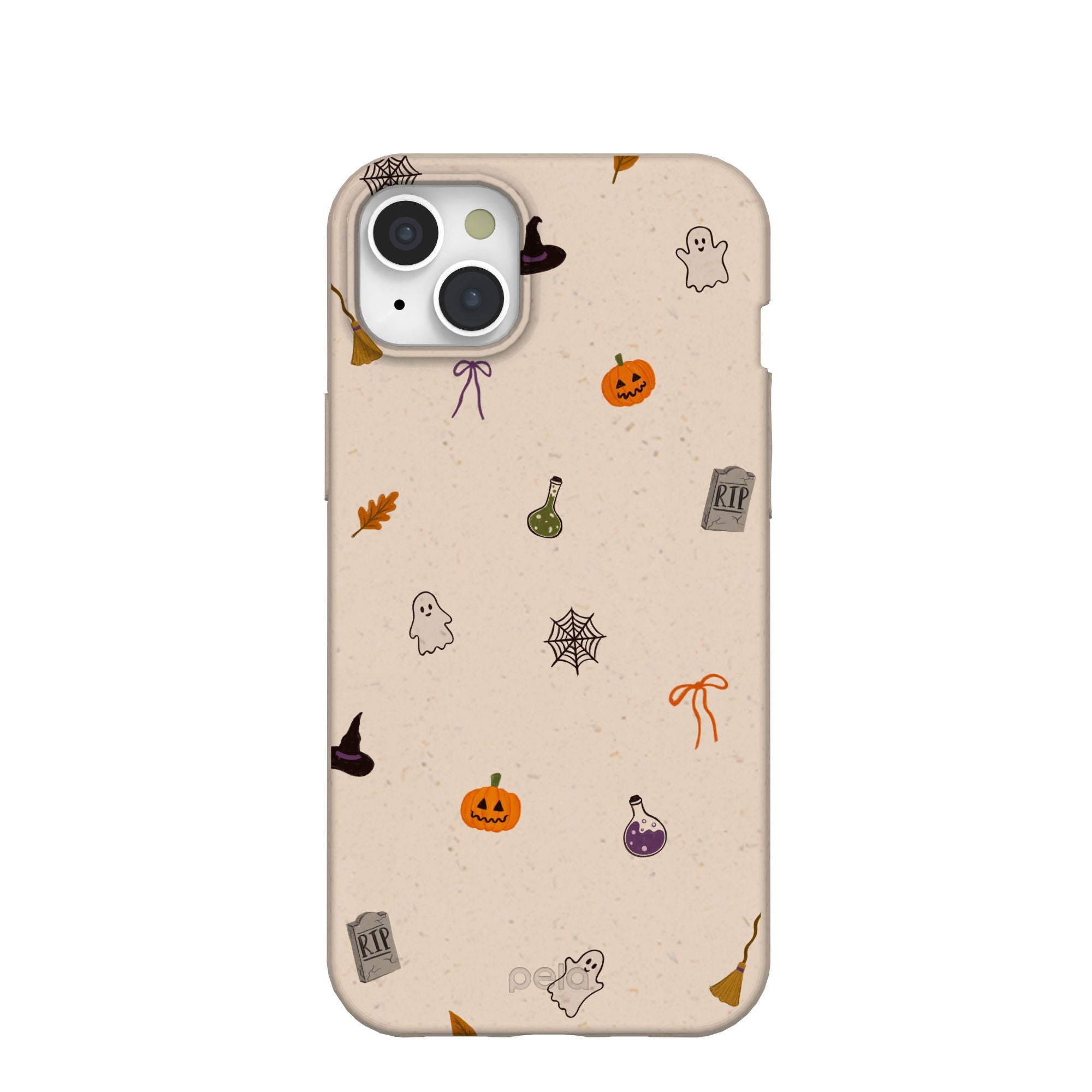 Seashell Mini Halloween iPhone 15 Plus Case Refurbished - Pela Case refurbished available on Cerqular