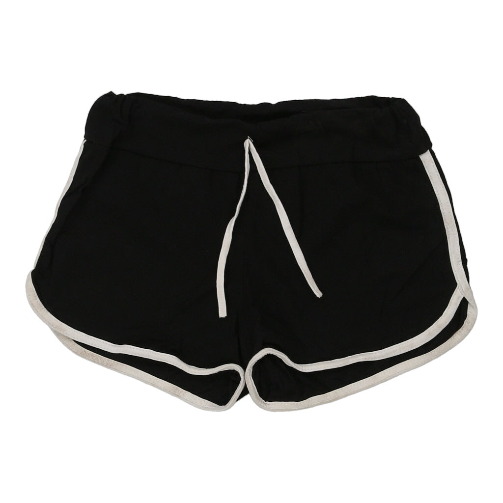 Unbranded Sport Shorts - Small Black Cotton Refurbished - Thrifted (note: this is a term often used to describe second- refurbished available on Cerqular