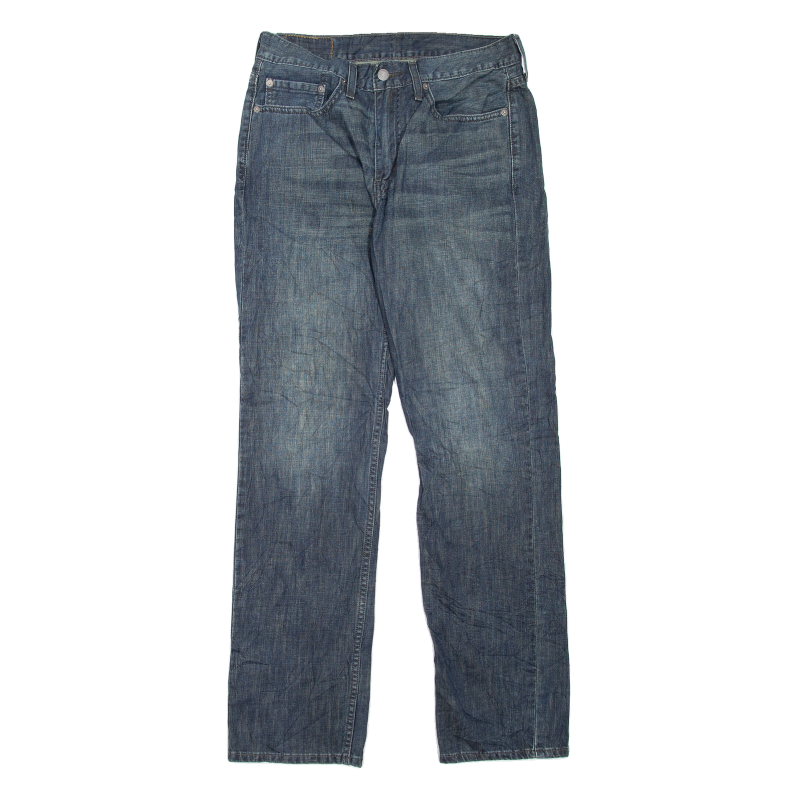 LEVI'S 514 Jeans Mens Blue Slim Straight Stone Wash W31 L32 Refurbished - N/A refurbished available on Cerqular