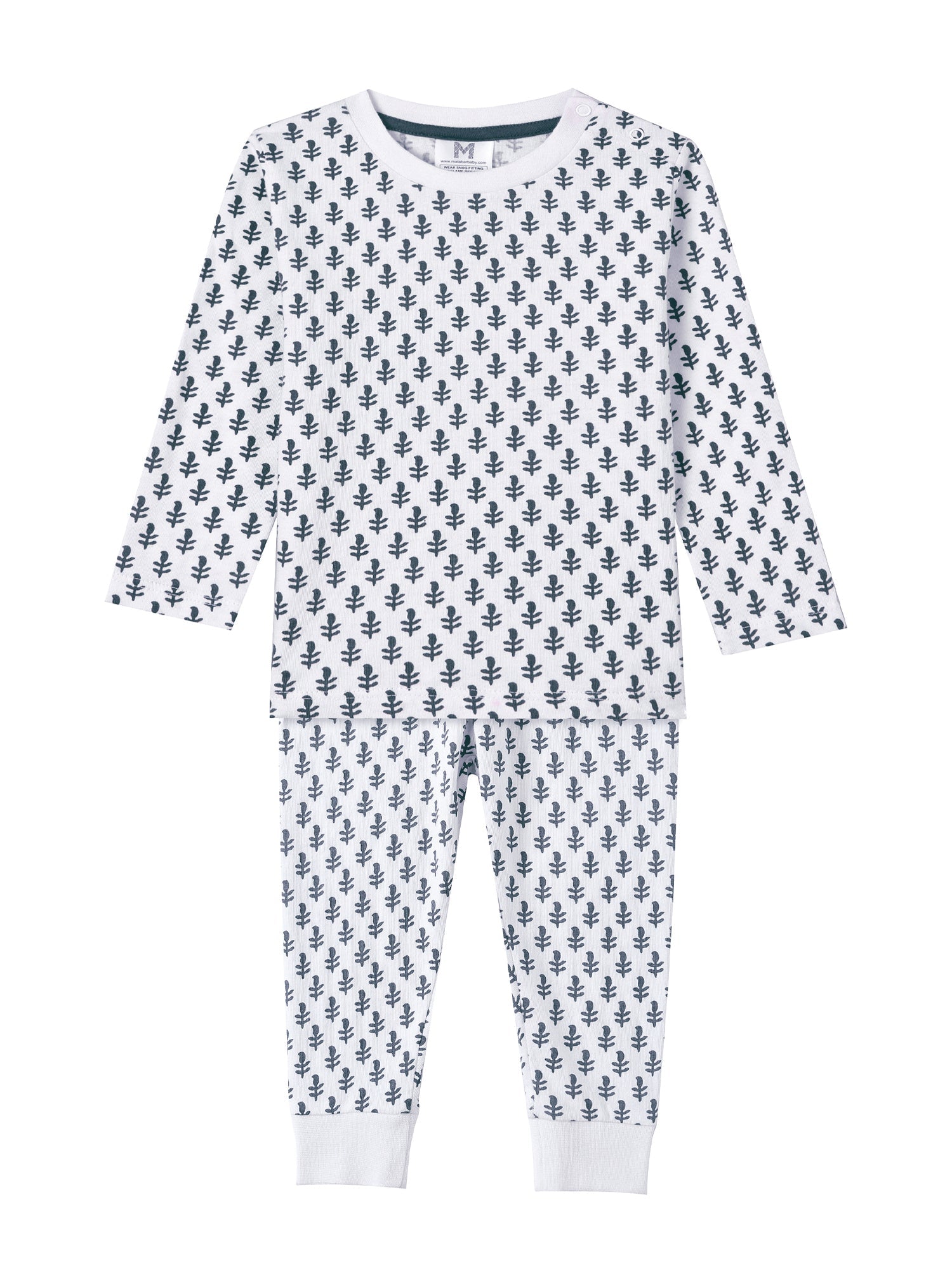 Toddler & Big Kid Cotton Knit PJ Set (Fort Blue) | Size: 2 Years Refurbished - Malabar Baby refurbished available on Cerqular
