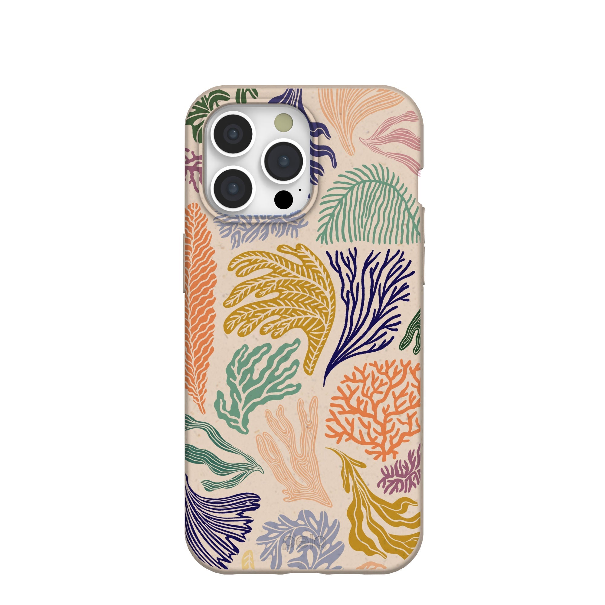 Seashell Coral Dreams iPhone 15 Pro Max Case Refurbished - Pela Case refurbished available on Cerqular