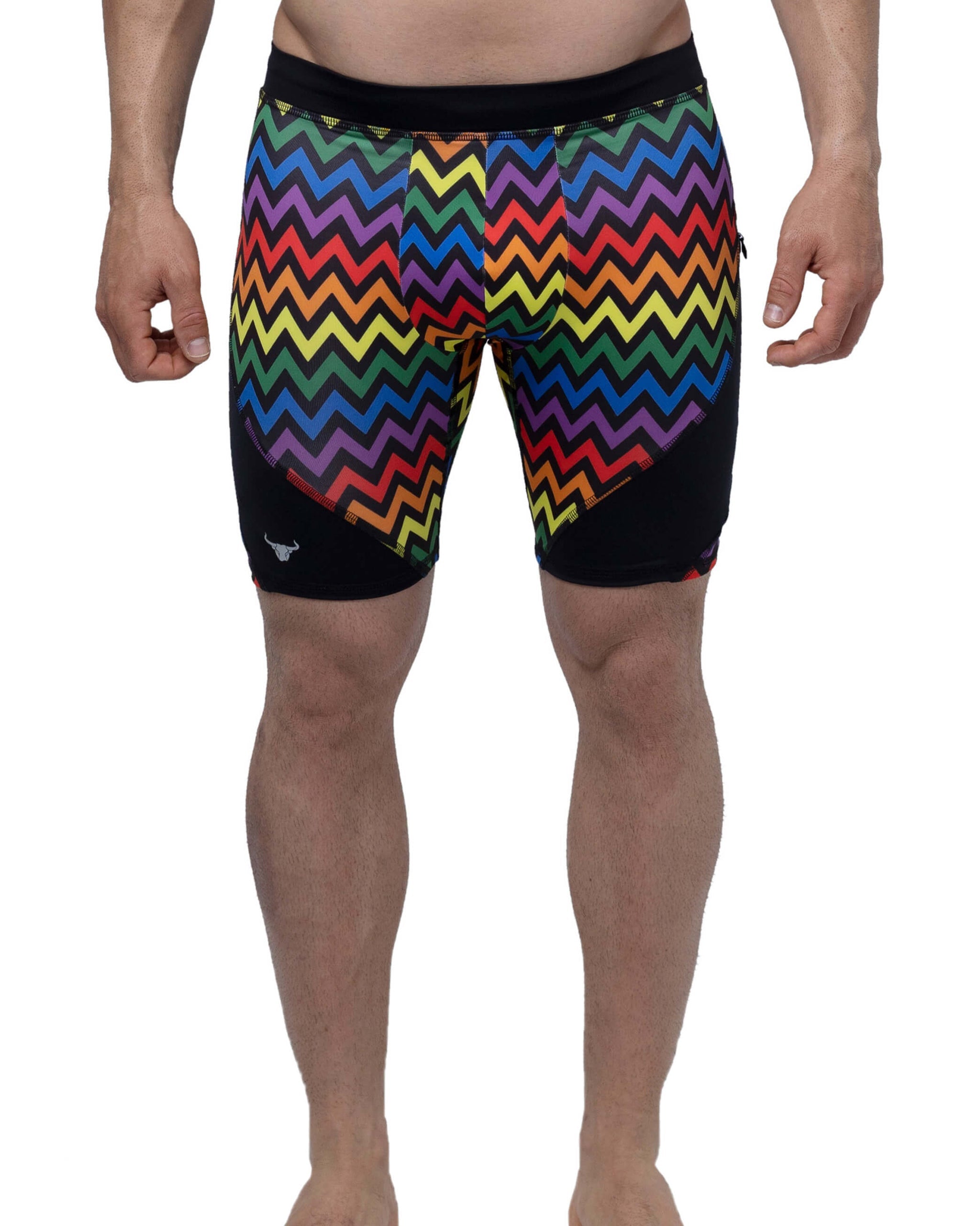Pride Zigzag Shorts | Size: M | Color: Pride Zigzag Refurbished - Matador Meggings refurbished available on Cerqular