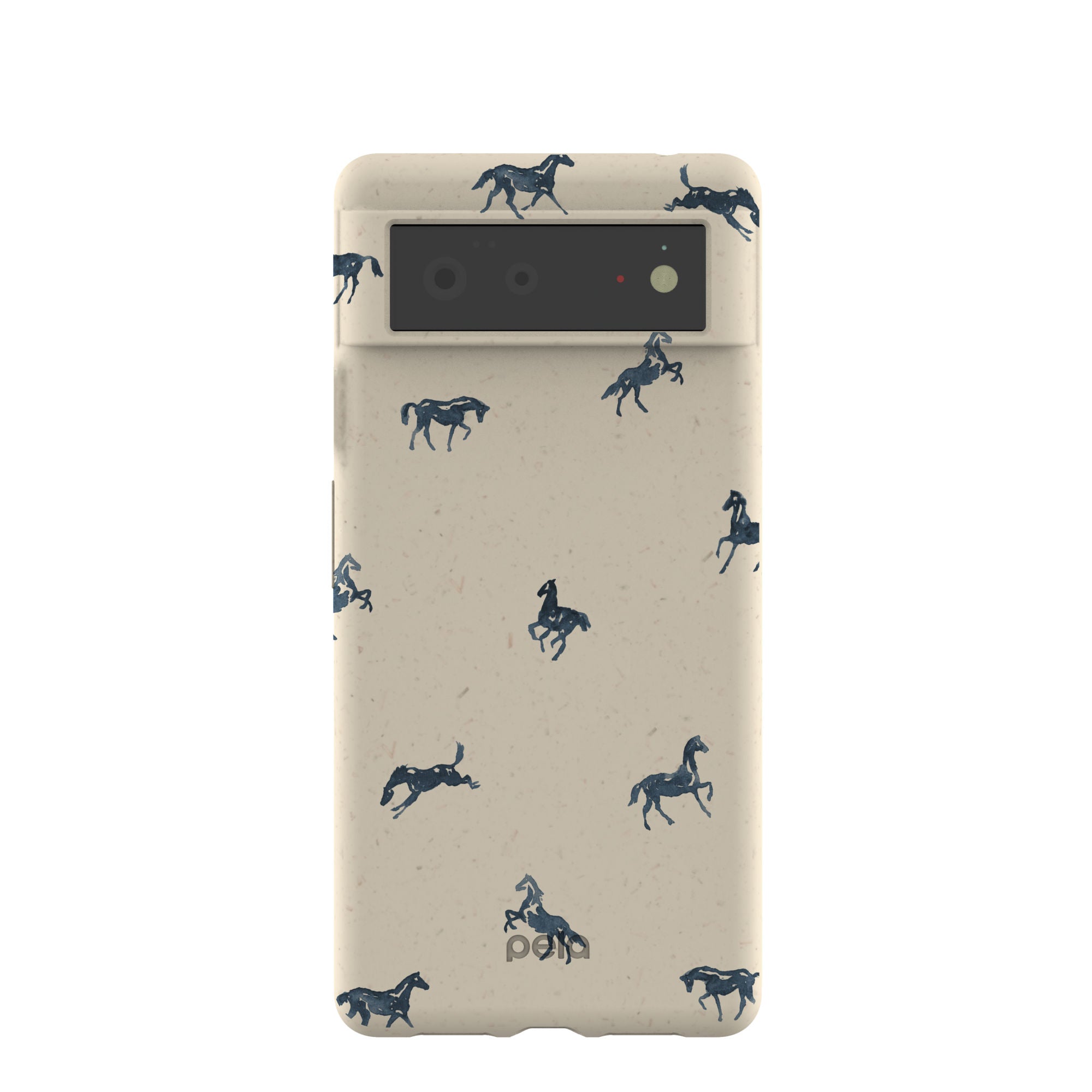 London Fog Mini Horses Google Pixel 6 Case Refurbished - Pela Case refurbished available on Cerqular