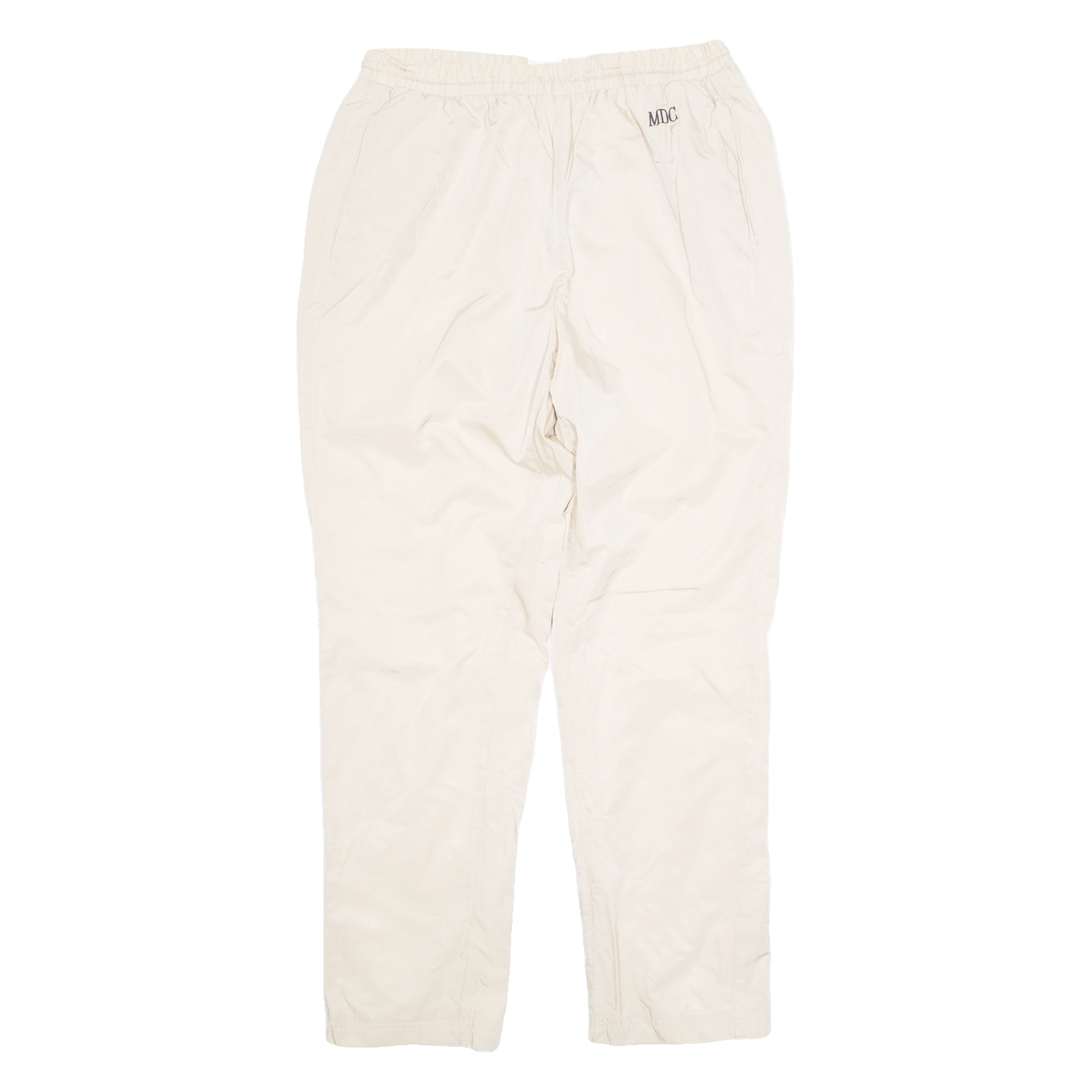 MDC Mesh Lined Mens Track Pants Cream Tapered M W28 L28 Refurbished - N/A refurbished available on Cerqular