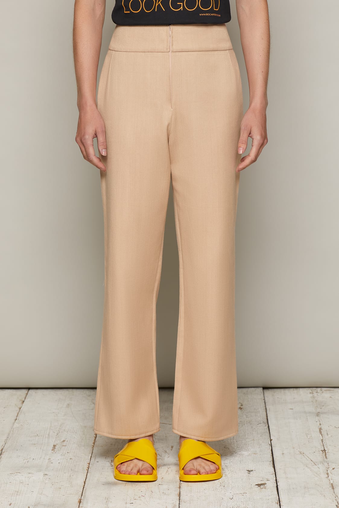Jemima Trousers (Beige) | size: XS Refurbished - N/A refurbished available on Cerqular