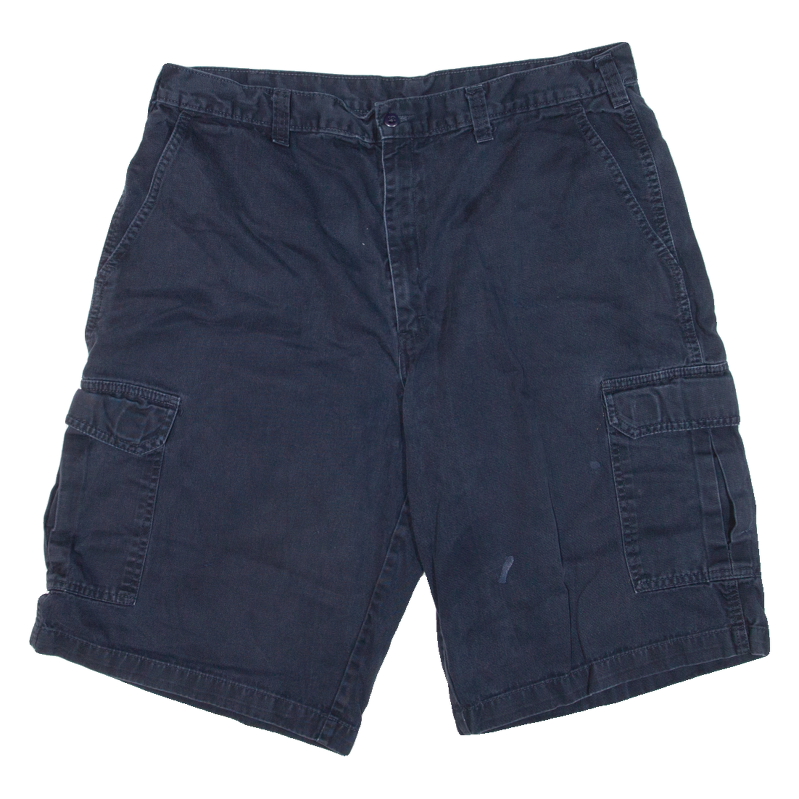 DICKIES Mens Cargo Shorts Blue Relaxed L W36 Refurbished - N/A refurbished available on Cerqular