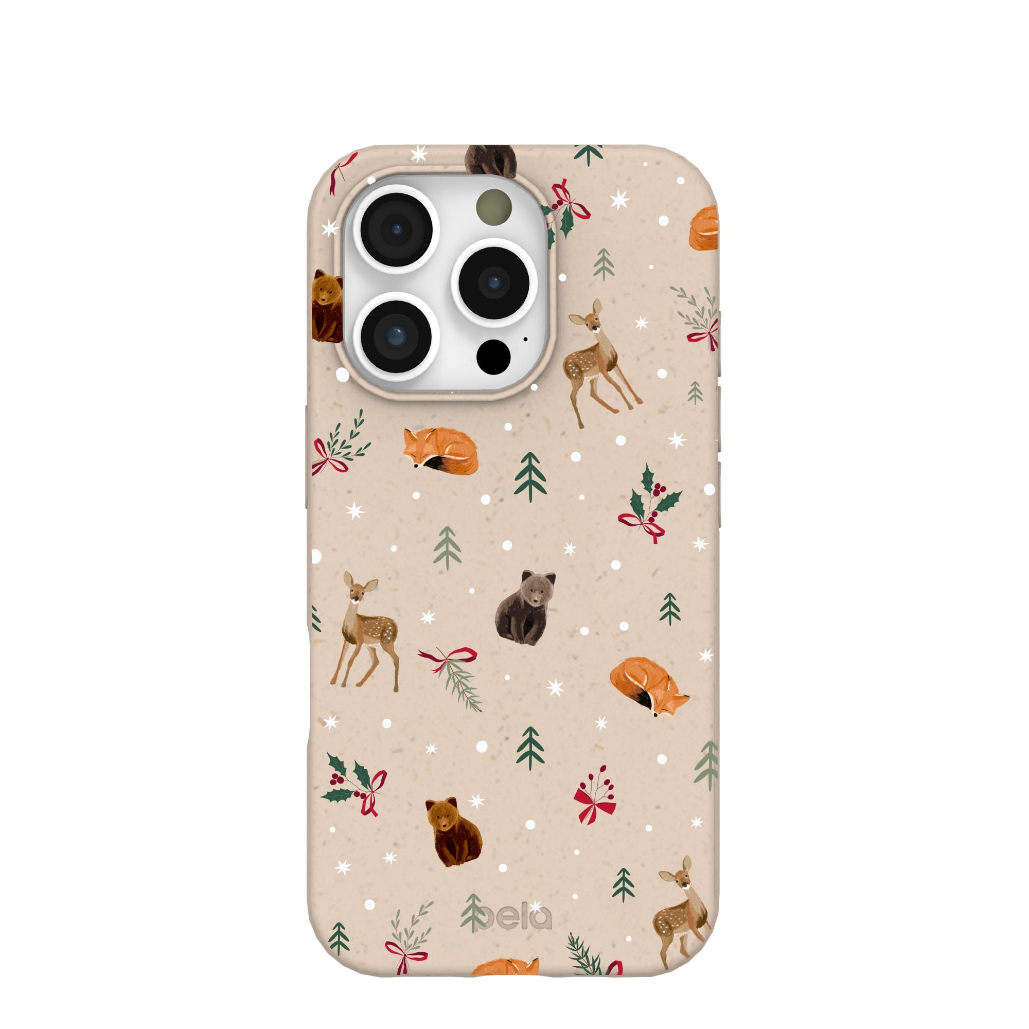 Seashell Winter Woodland iPhone 16 Pro Case Refurbished - Pela Case refurbished available on Cerqular