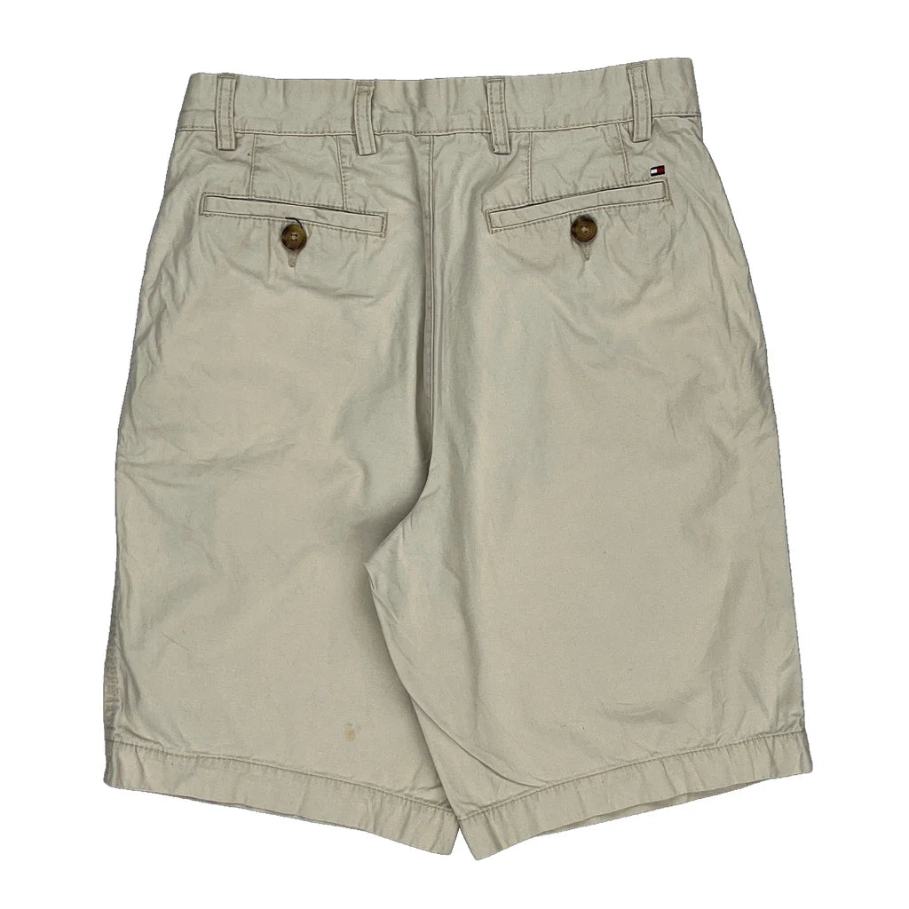 Tommy Hilfiger Shorts - 29W UK 10 Beige Cotton Refurbished - Thrifted (note: this is a term often used to describe second- refurbished available on Cerqular