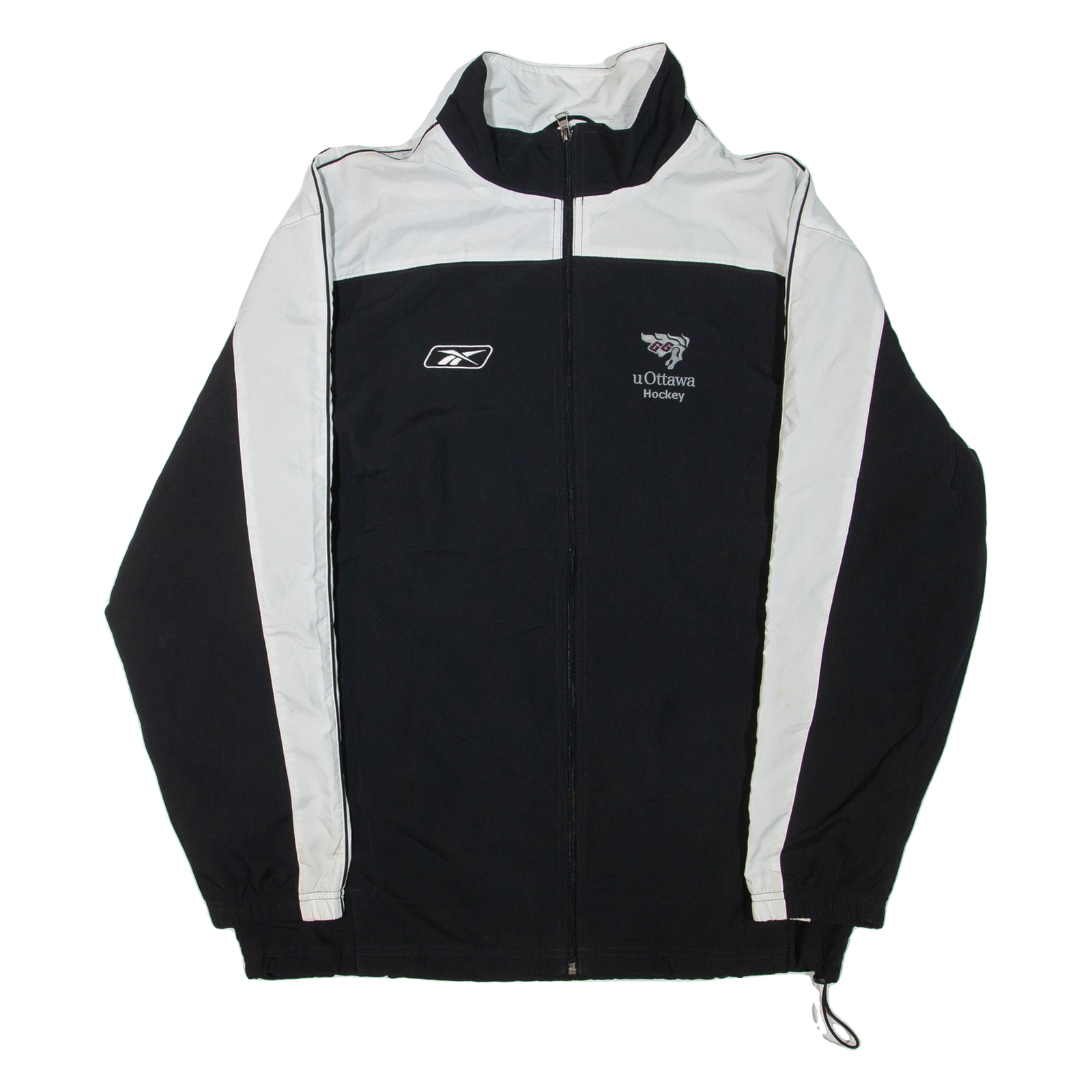 REEBOK Hockey Mens Track Jacket Black L Refurbished - N/A refurbished available on Cerqular