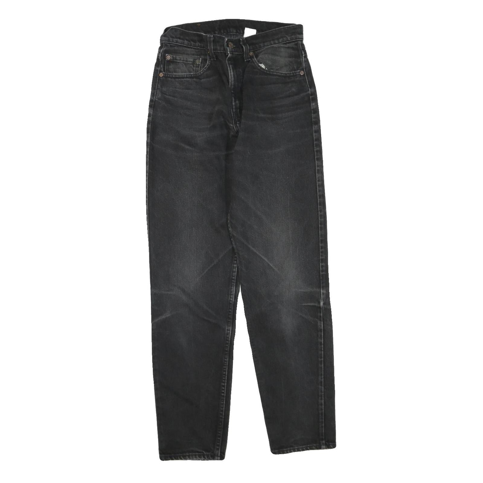LEVI'S Womens Regular Fit Black Jeans Denim W30 L33 Classic Style Zip Closure Refurbished - N/A refurbished available on Cerqular