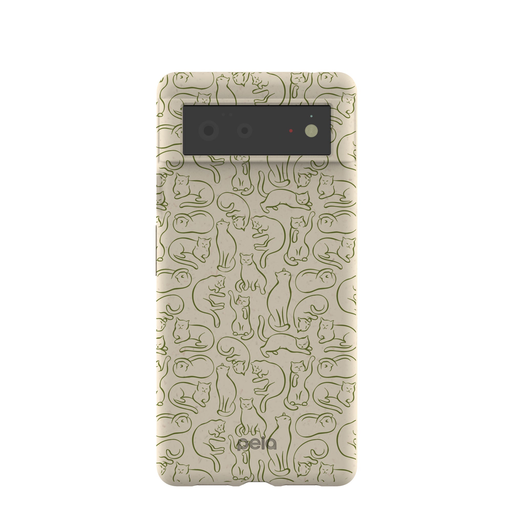 London Fog Say Meow Google Pixel 6 Case Refurbished - Pela Case refurbished available on Cerqular
