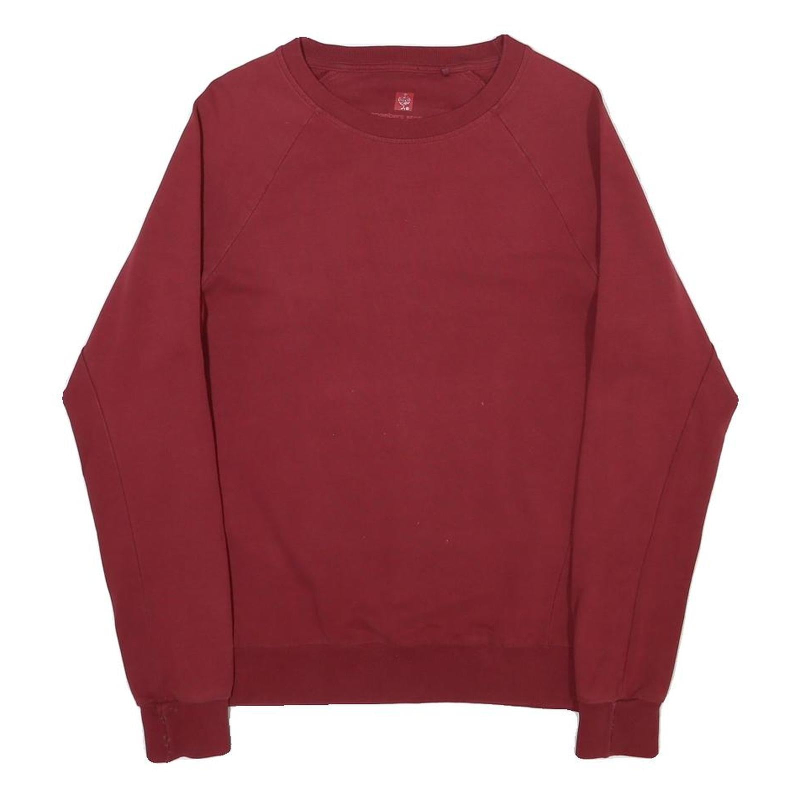 ENGELBERT STRAUSS Womens Red Cotton Blend Crew Neck Sweatshirt S Comfortable Refurbished - N/A refurbished available on Cerqular