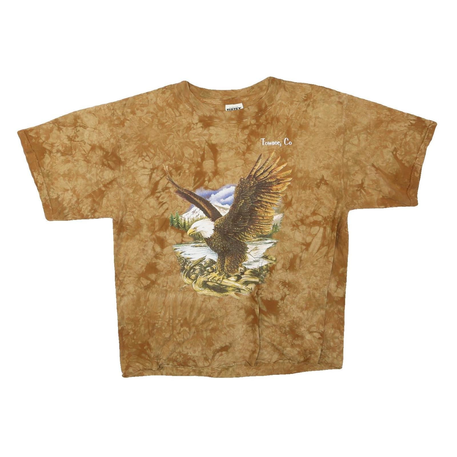 Buy TULTEX Womens Brown Tie Dye Eagle Graphic T-Shirt L Short Sleeve Crew Neck Refurbished - $12.99 TULTEX Womens Brown Tie Dye Eagle Graphic T-Shirt L Short Sleeve Crew Neck Refurbished - N/A refurbished available on Cerqular