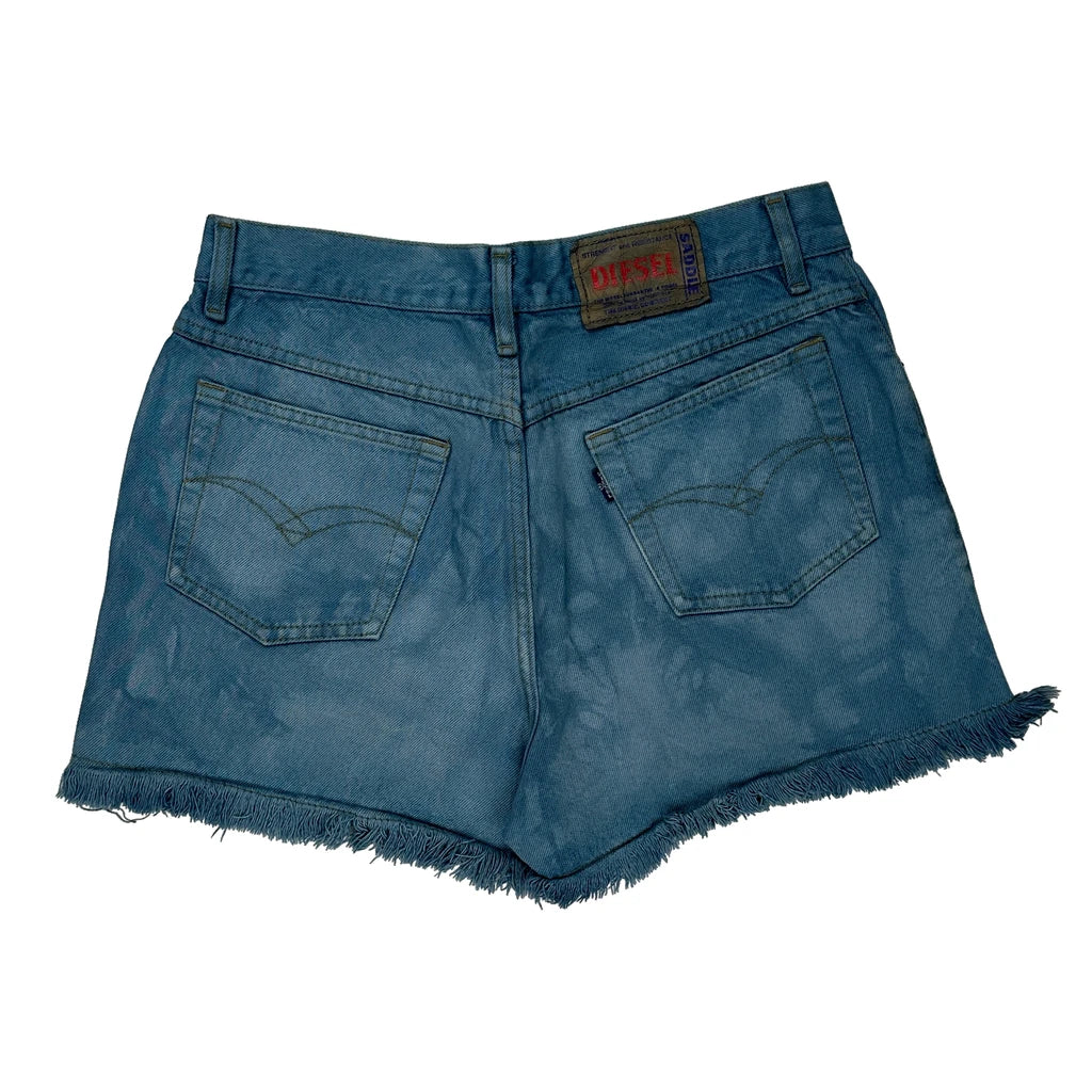 Diesel Denim Shorts - 32W UK 12 Blue Denim Refurbished - Thrifted (note: this is a term often used to describe second- refurbished available on Cerqular