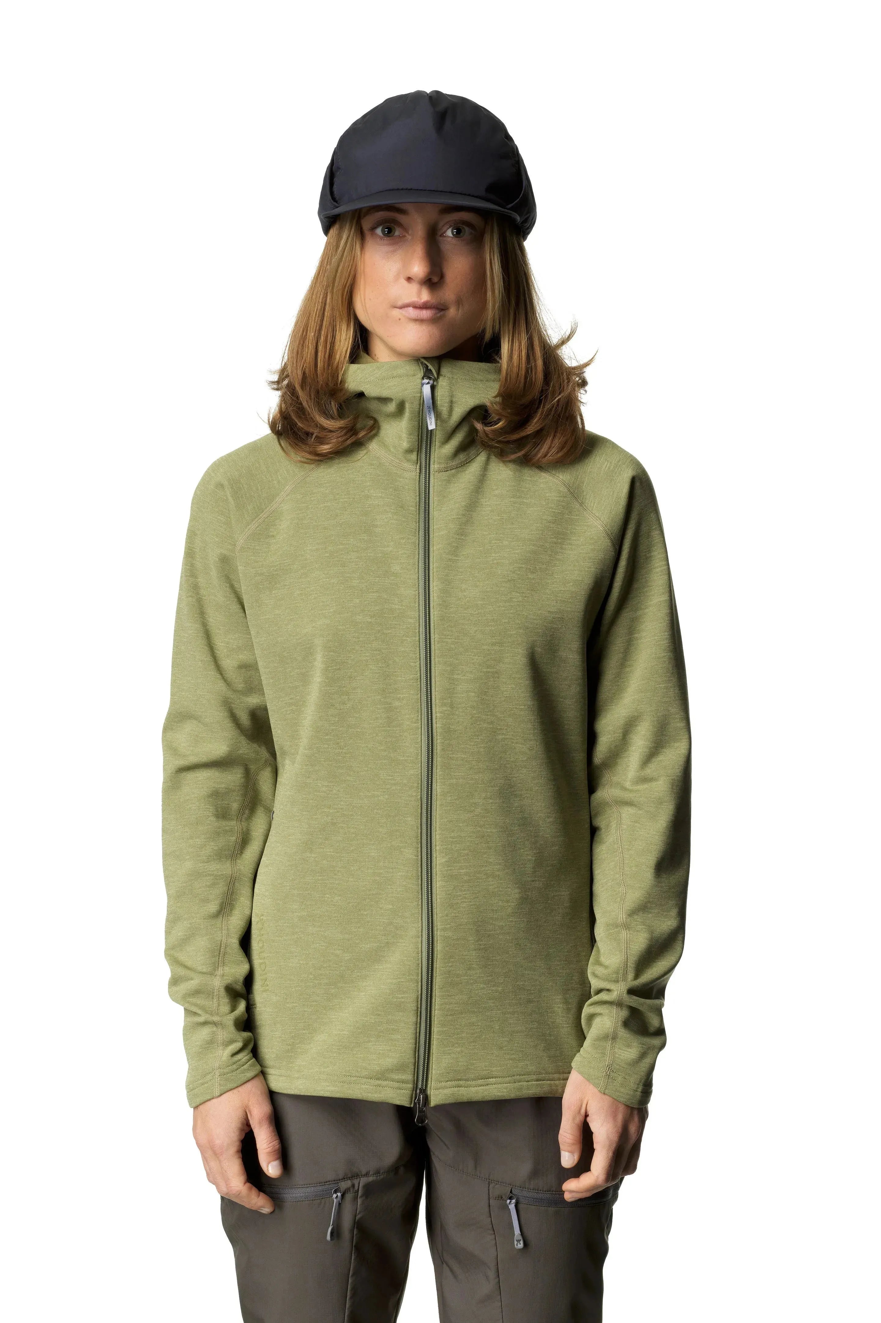 W's Outright Houdi | Color: Green Planet | Size: M Refurbished - Houdini Sportswear refurbished available on Cerqular