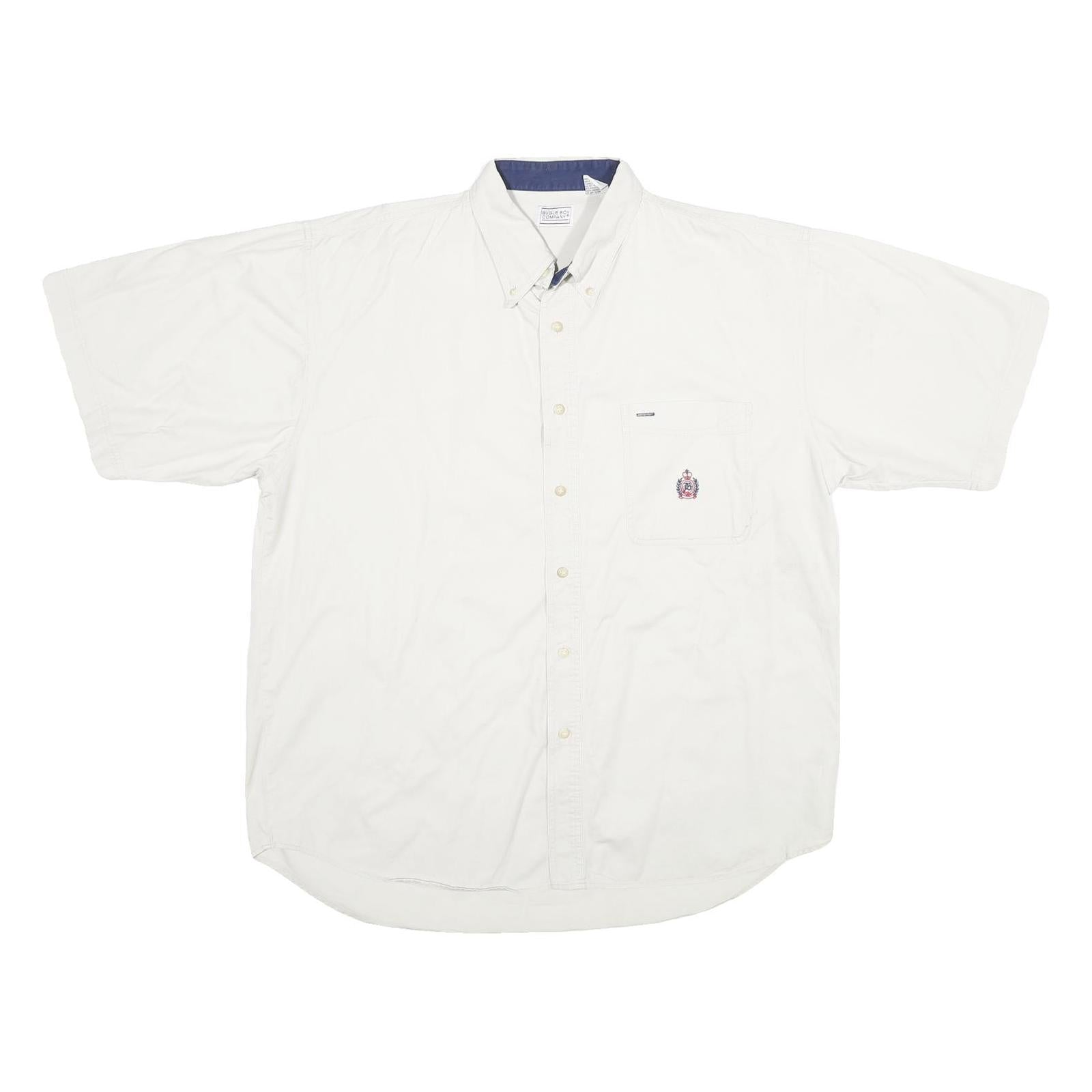 Buy BUGLE BOY Mens White Plain Cotton Shirt XL Button Down Short Sleeve Refurbished - $49.39 BUGLE BOY Mens White Plain Cotton Shirt XL Button Down Short Sleeve Refurbished - N/A refurbished available on Cerqular