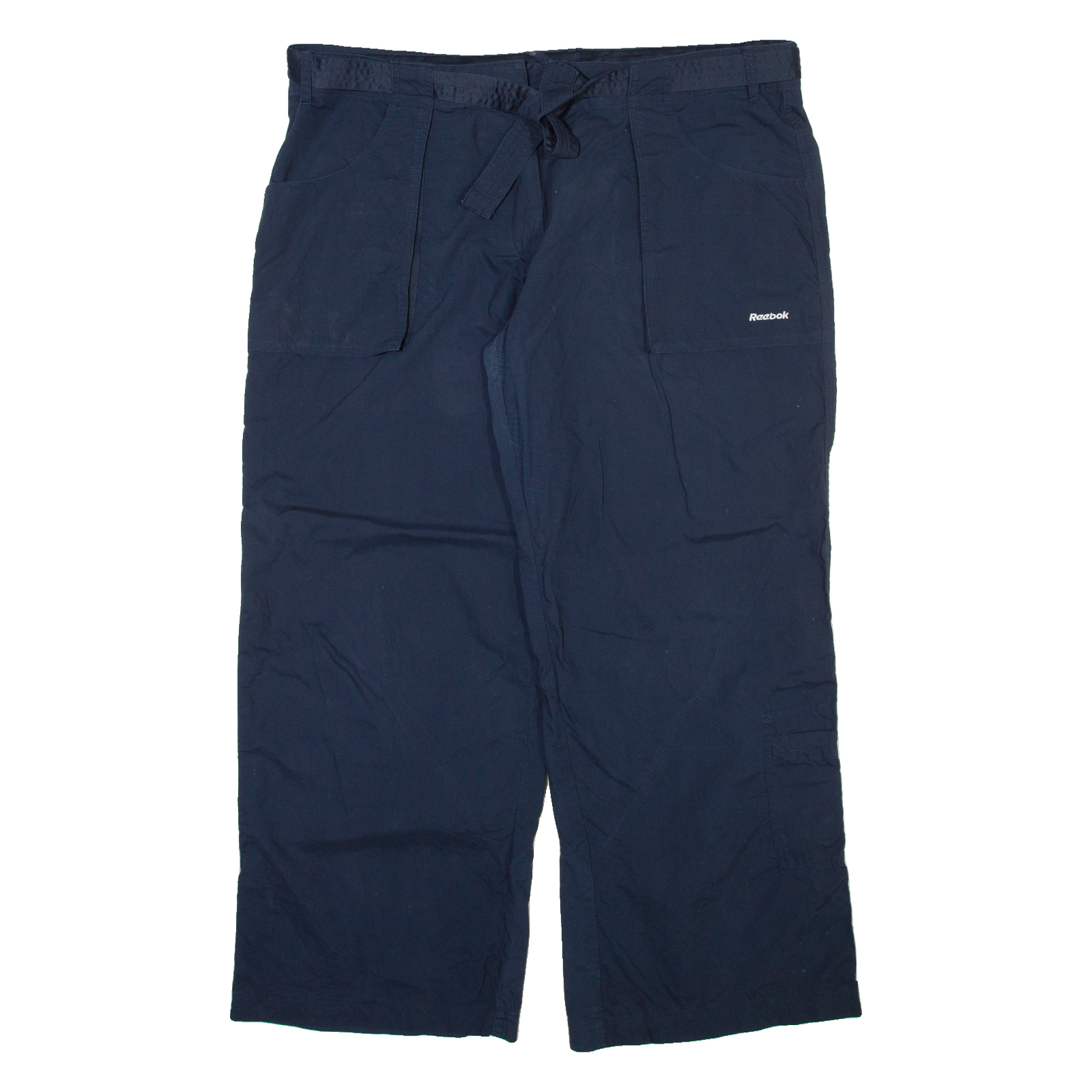 REEBOK Womens Trousers Blue Relaxed Straight W38 L28 Refurbished - N/A refurbished available on Cerqular