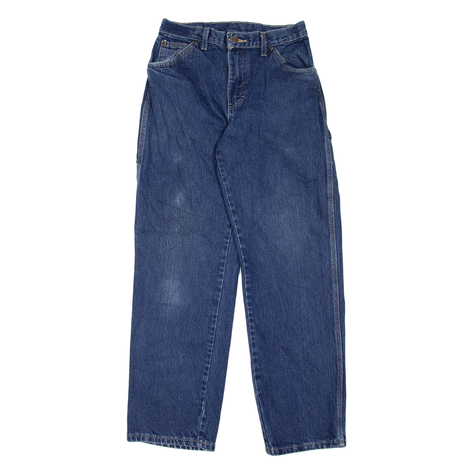 DICKIES Carpenter Workwear Womens Jeans Blue Relaxed Straight W26 L29 Refurbished - N/A refurbished available on Cerqular