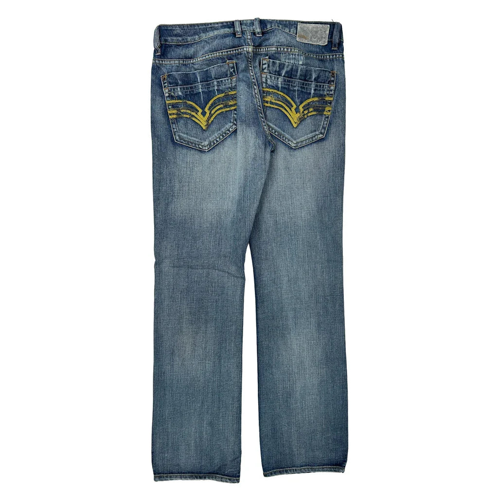 Buy Buffalo Jeans - 34W 32L Light Wash Cotton Refurbished - $80.39 Buffalo Jeans - 34W 32L Light Wash Cotton Refurbished - Thrifted (note: this is a term often used to describe second- refurbished available on Cerqular