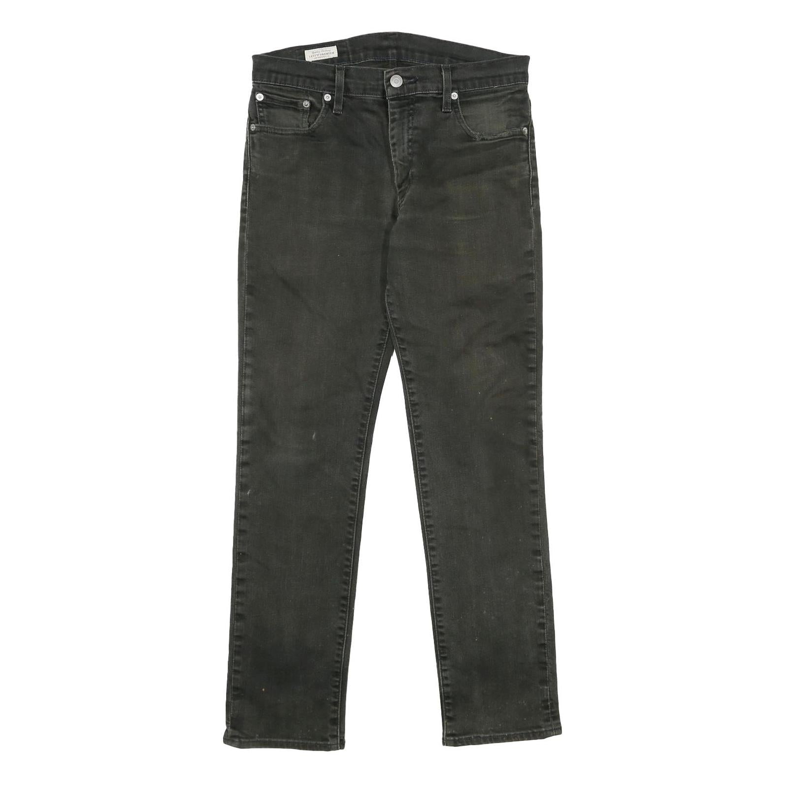 LEVI'S 511 Big E Mens Jeans Black Slim Skinny Denim Medium W30 L30 Classic Style Refurbished - N/A refurbished available on Cerqular