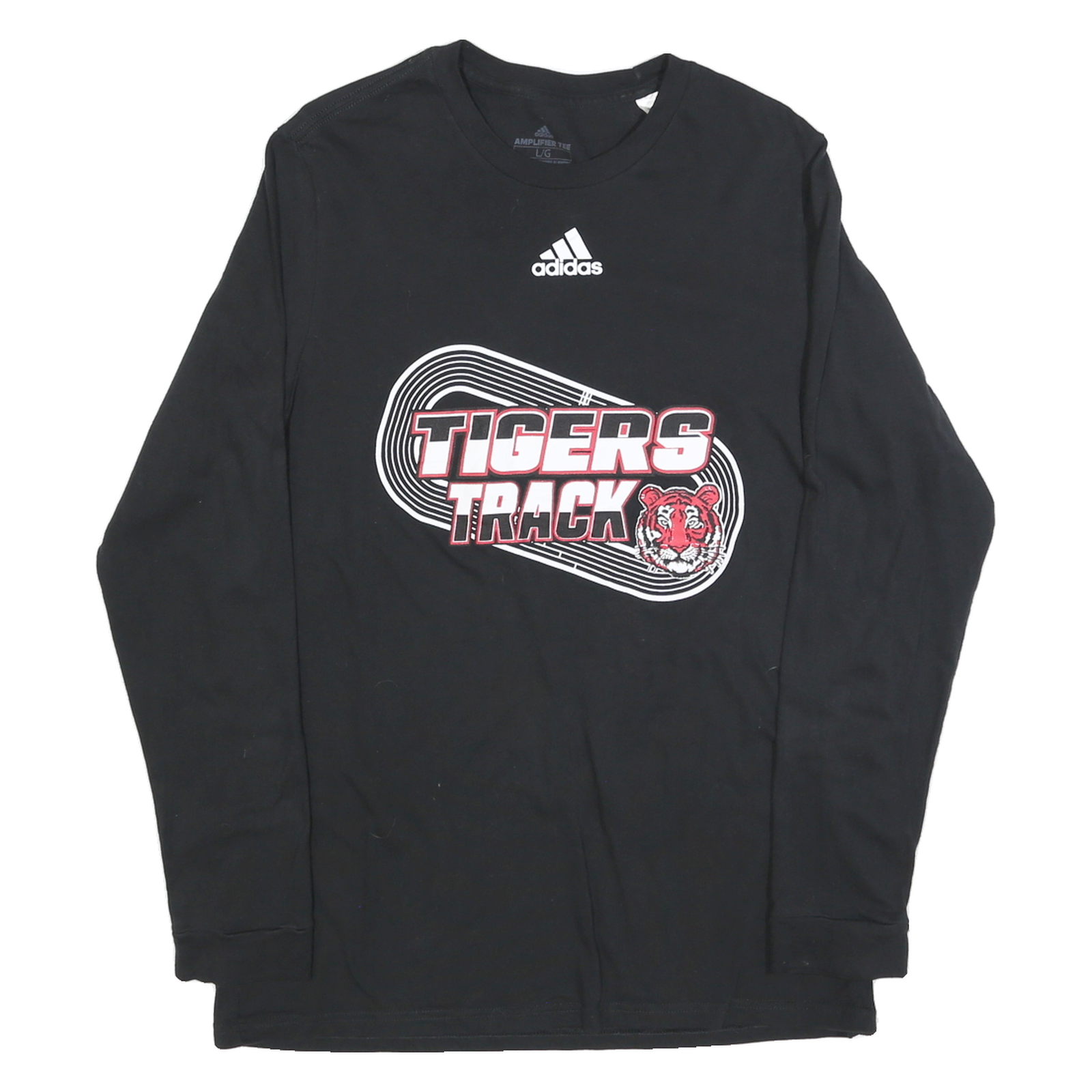 Buy ADIDAS Mens Black Tigers Track Long Sleeve Crew Neck Graphic T-Shirt L Refurbished - $16.89 ADIDAS Mens Black Tigers Track Long Sleeve Crew Neck Graphic T-Shirt L Refurbished - N/A refurbished available on Cerqular
