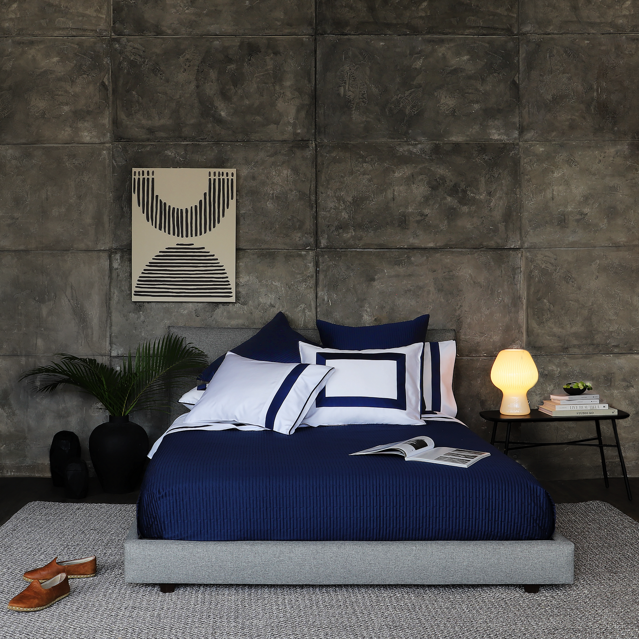Buy A Little Something Extra | Size: Cal King w/ Standard Pillowcases | Color: Marine | Touch: Sateen Refurbished - $385.00 A Little Something Extra | Size: Cal King w/ Standard Pillowcases | Color: Marine | Touch: Sateen Refurbished - N/A refurbished available on Cerqular