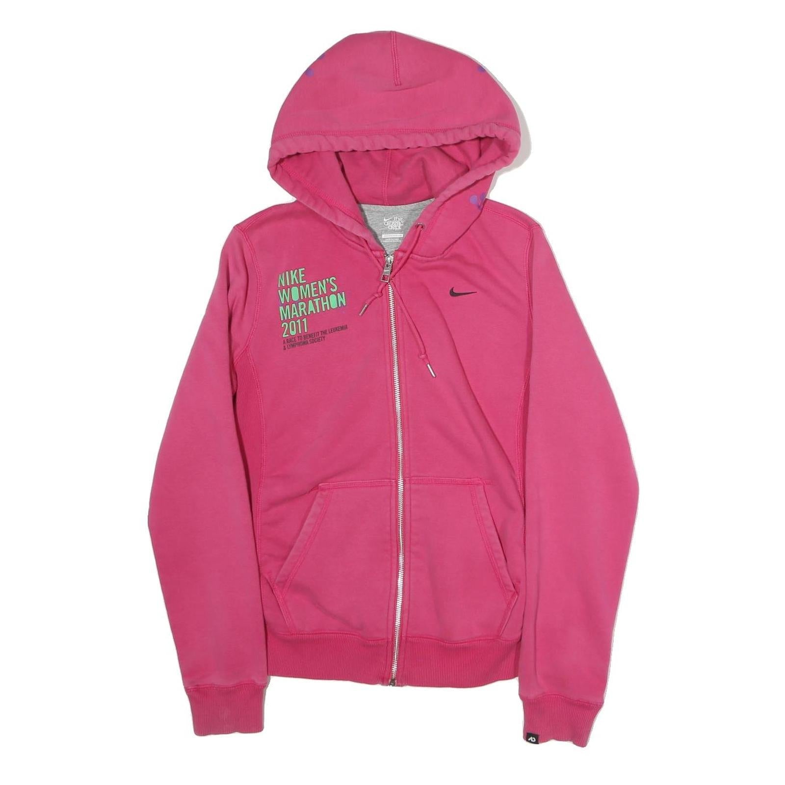 Buy NIKE Womens Pink Hoodie M Womens Marathon Zip Up Athletic Casual Refurbished - $36.39 NIKE Womens Pink Hoodie M Womens Marathon Zip Up Athletic Casual Refurbished - N/A refurbished available on Cerqular