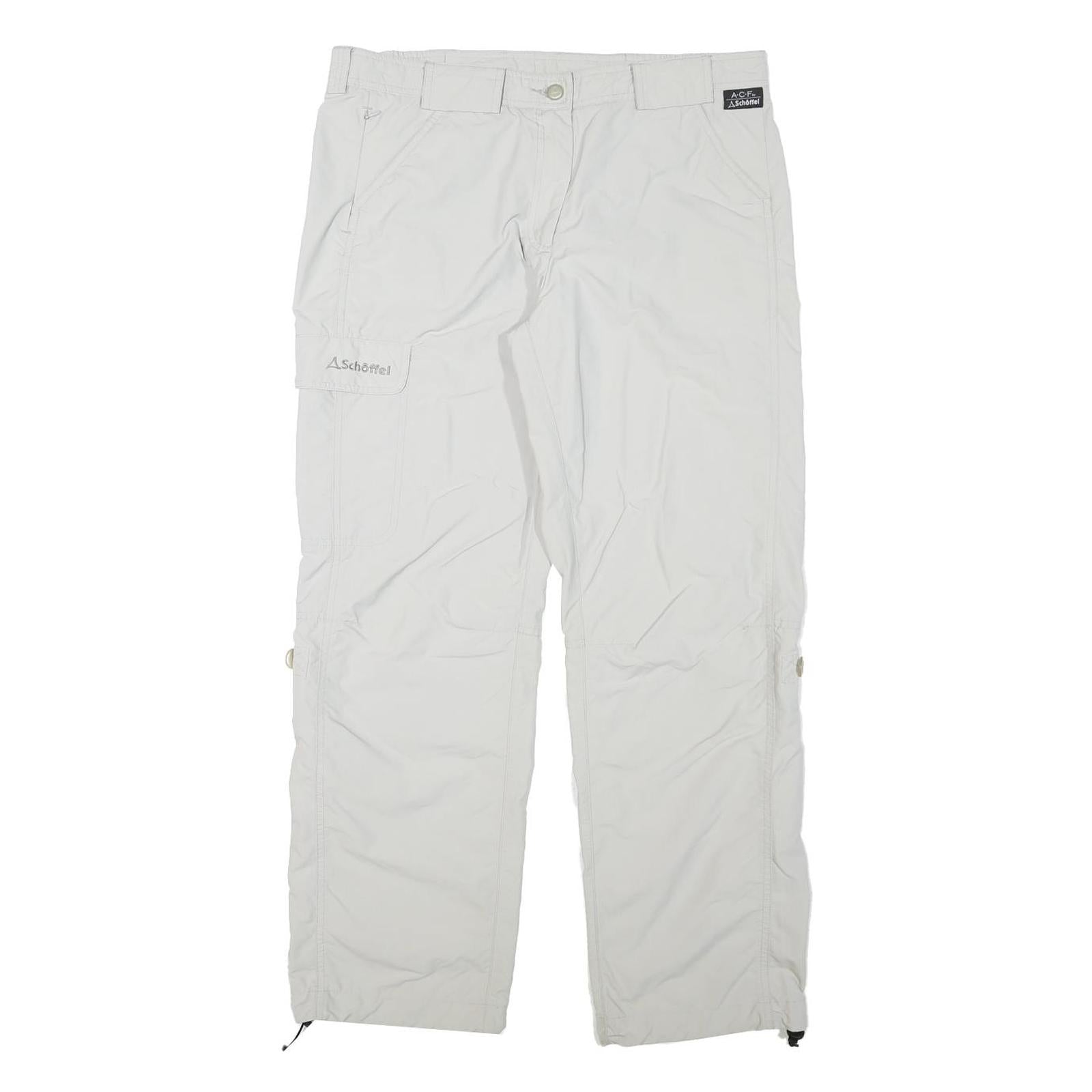 SCHOFFEL Womens Polyester Blend White Regular Straight Trousers W34 L29 Outdoor Refurbished - N/A refurbished available on Cerqular