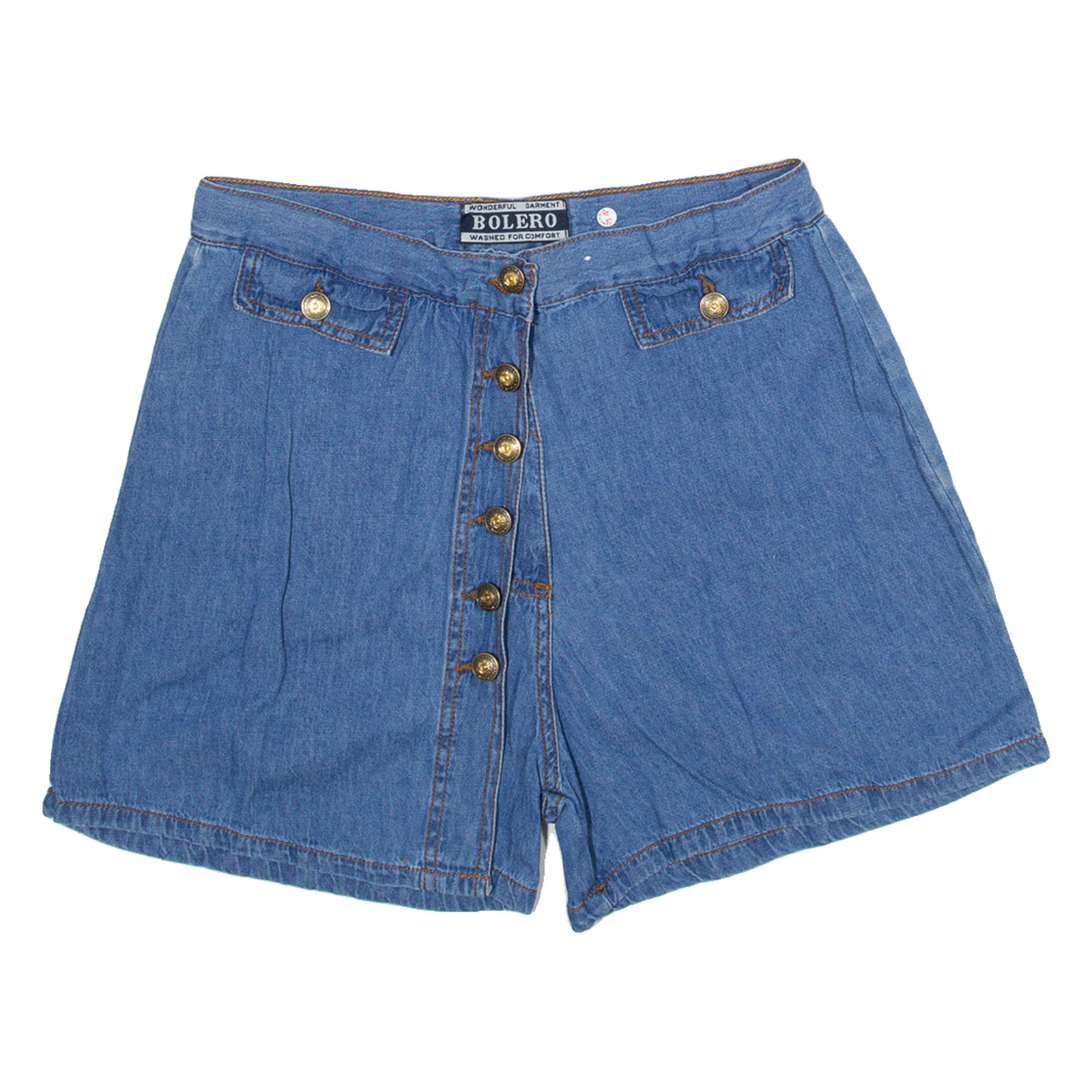 BOLERO Womens Casual Shorts Blue M W28 Refurbished - N/A refurbished available on Cerqular