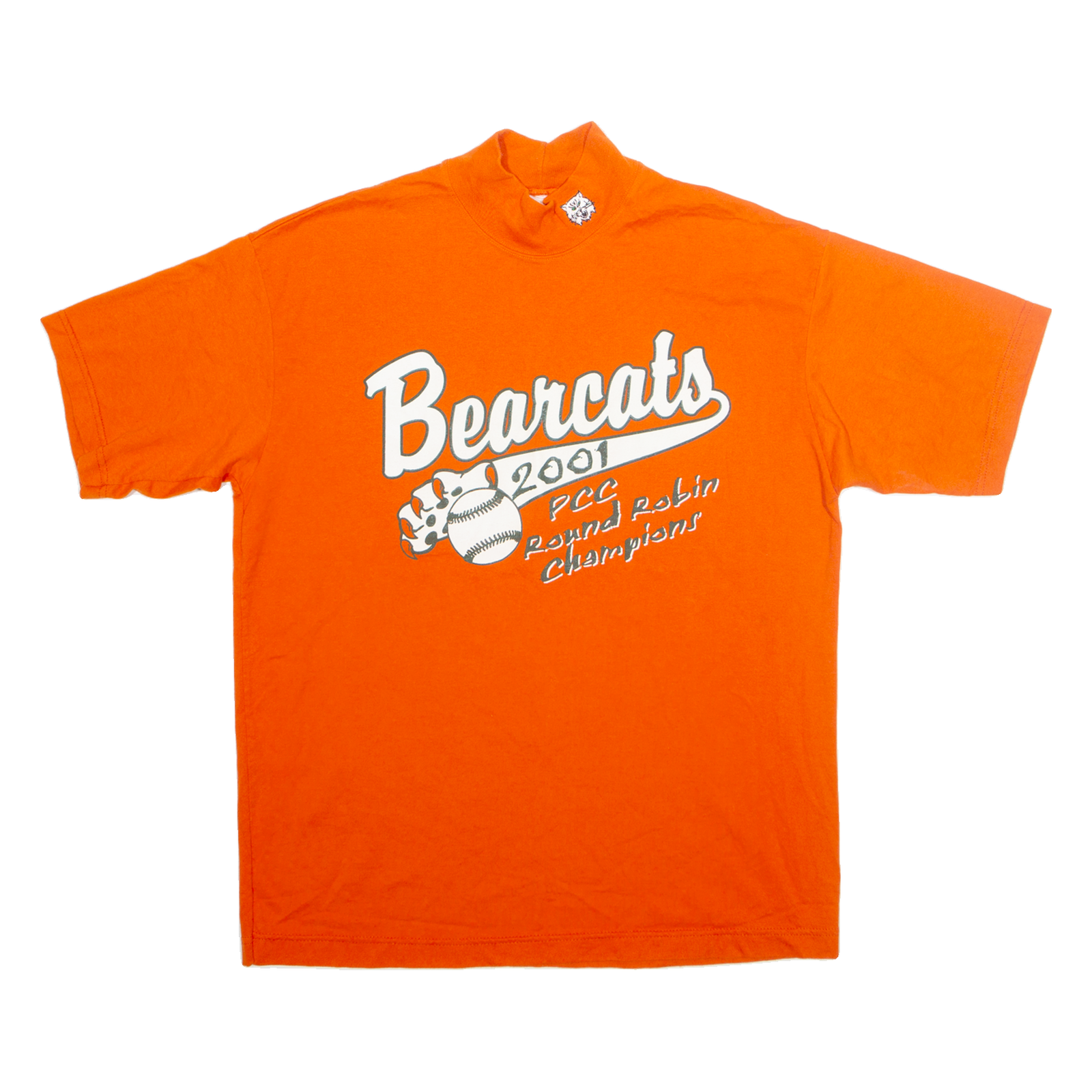 Bearcats 2001 Mens T-Shirt Orange Roll Neck XL Refurbished - N/A refurbished available on Cerqular