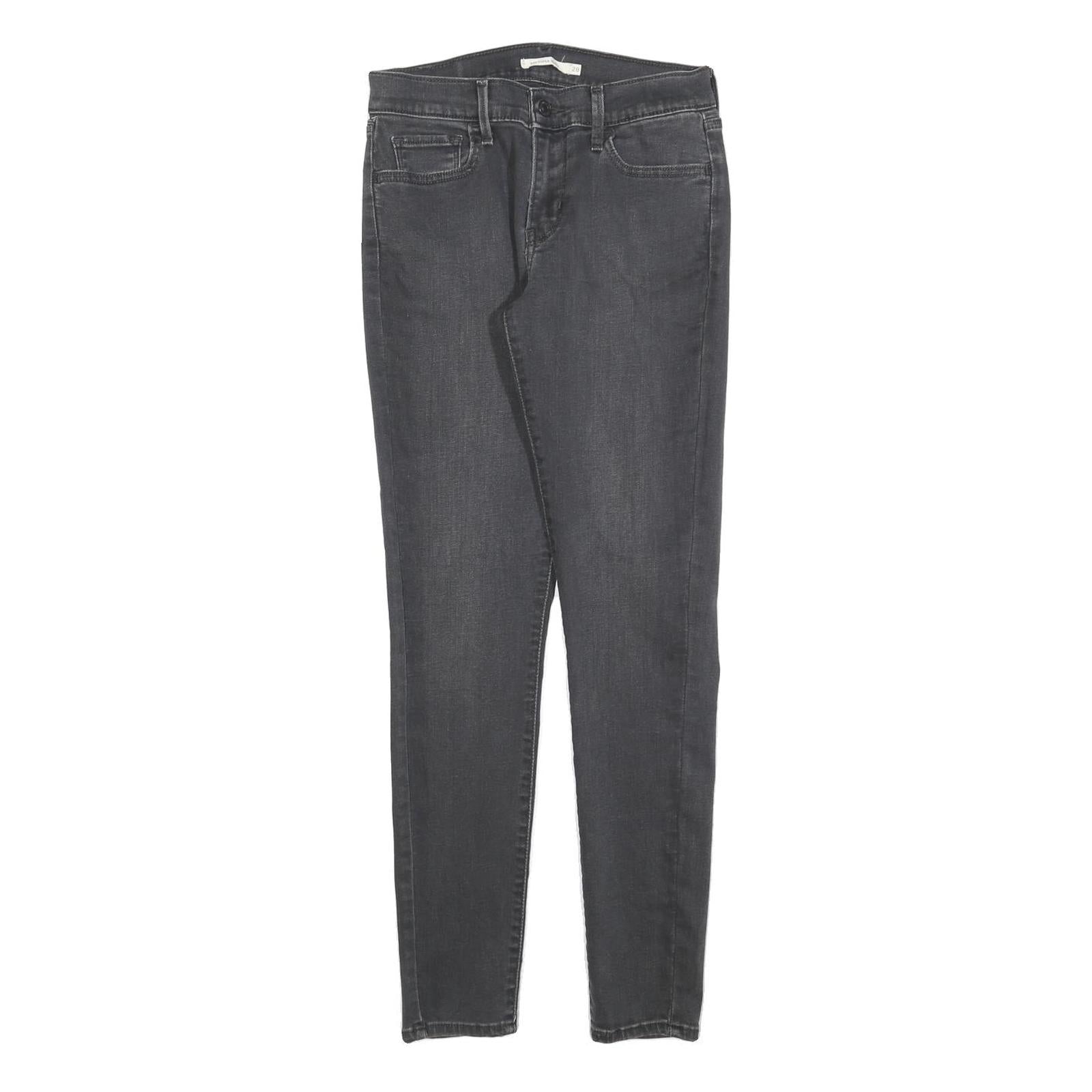 LEVI'S 710 Womens Jeans Black Slim Skinny Denim W28 L30 Stretch Cotton Blend Refurbished - N/A refurbished available on Cerqular