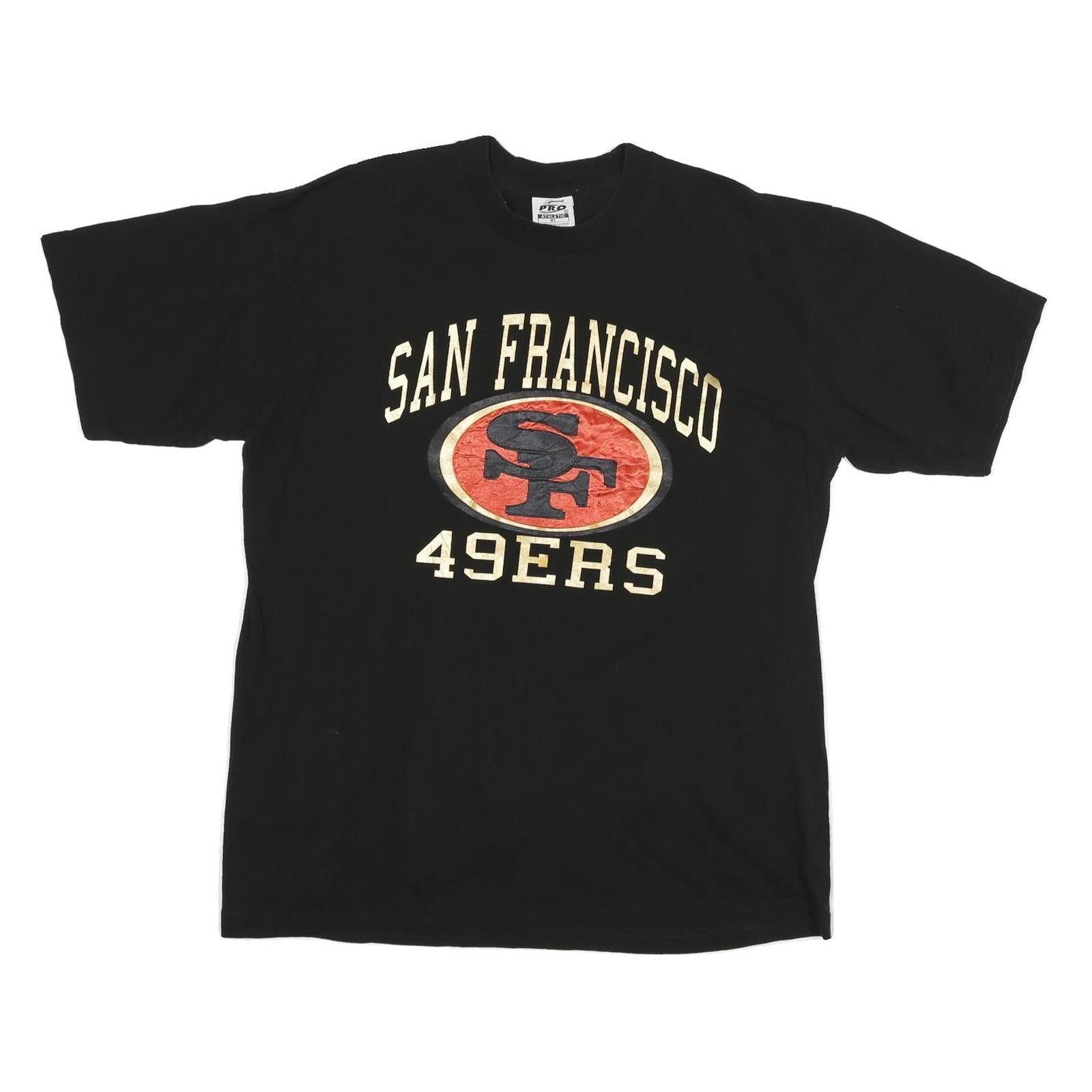 Buy PRO ATHELTIC Mens Black San Francisco 49ers Graphic T-Shirt XL Short Sleeve Crew Refurbished - $12.99 PRO ATHELTIC Mens Black San Francisco 49ers Graphic T-Shirt XL Short Sleeve Crew Refurbished - N/A refurbished available on Cerqular